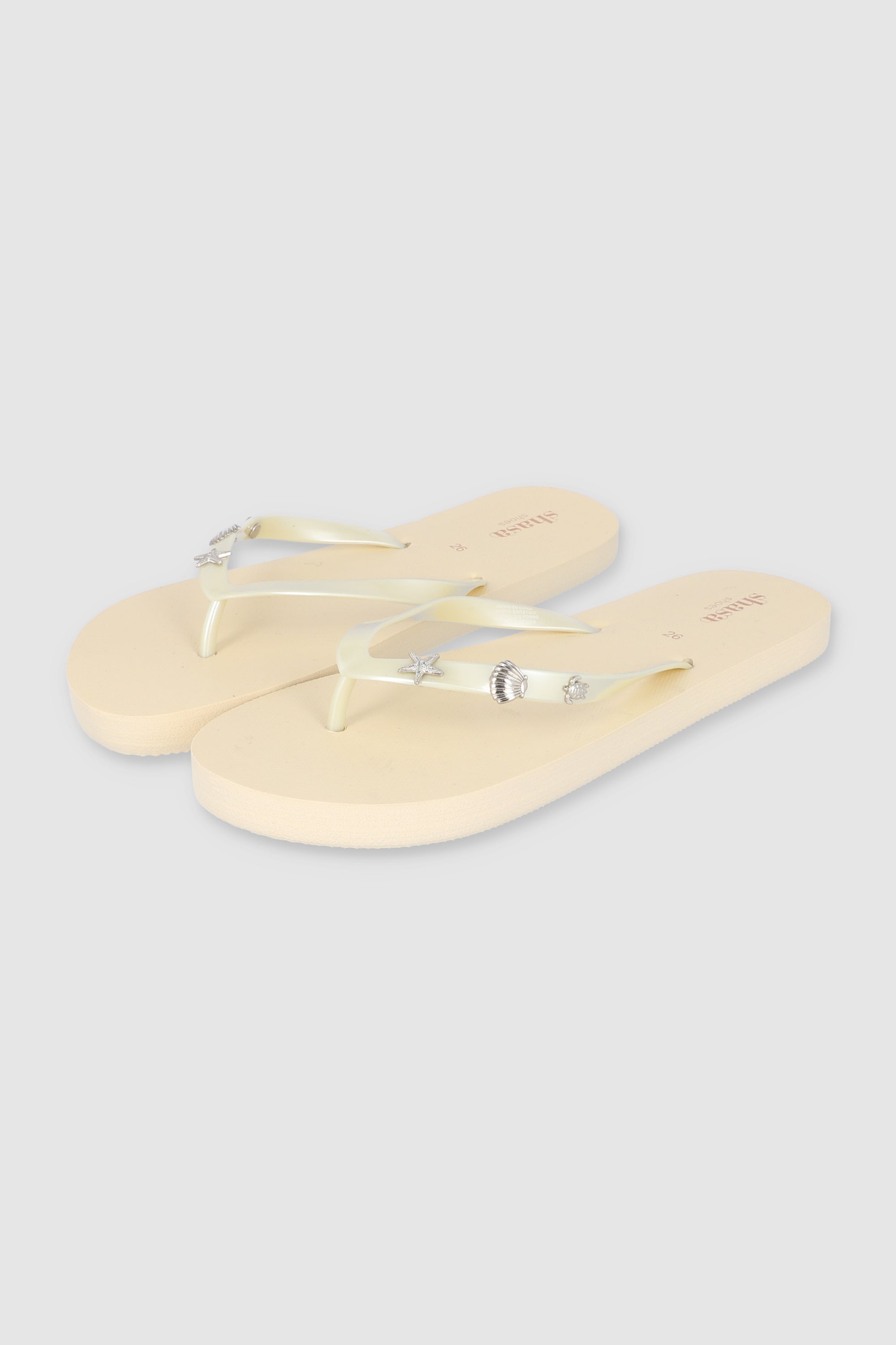 FLIP FLOPS CHARMS PLAYA BEIGE