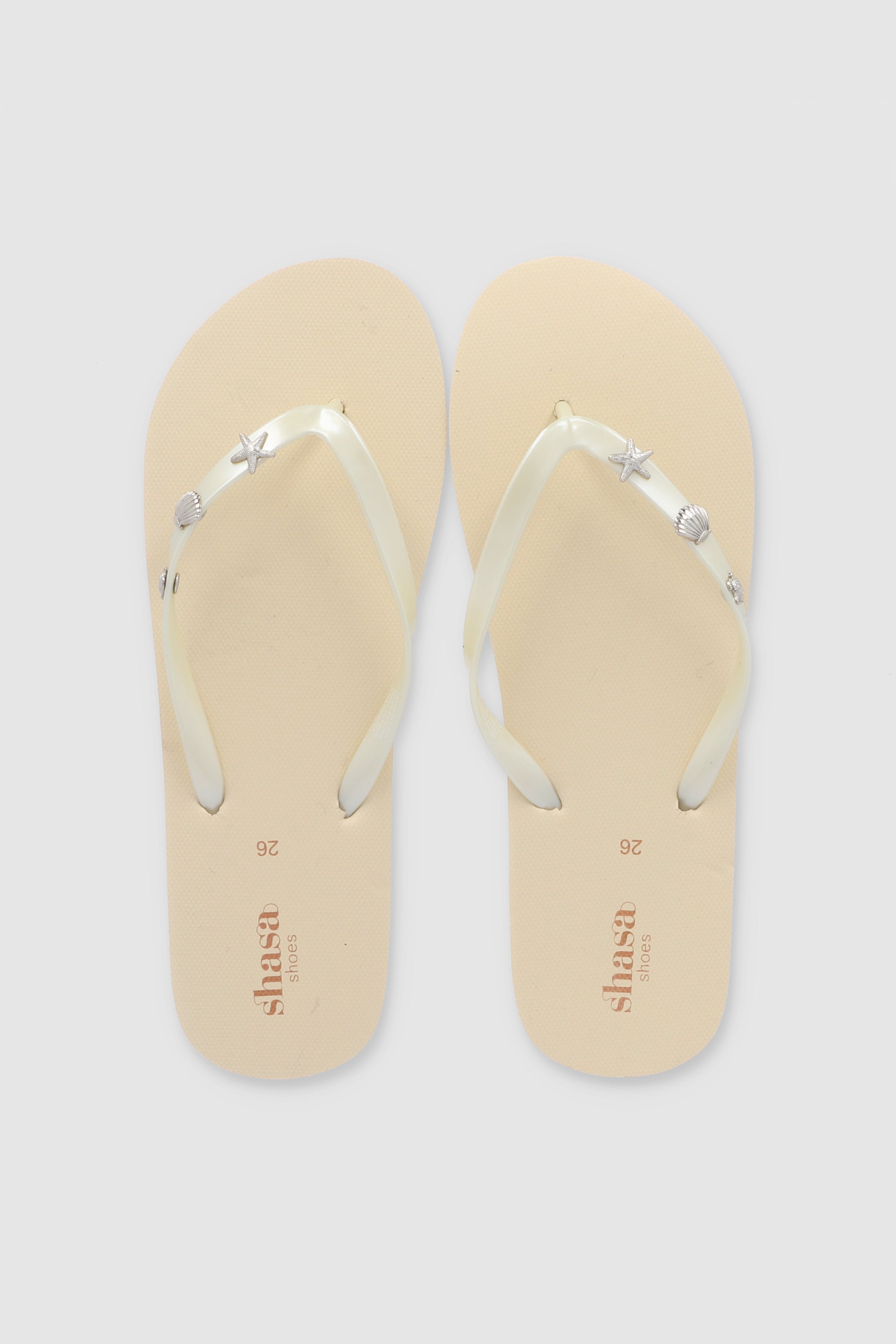 FLIP FLOPS CHARMS PLAYA BEIGE