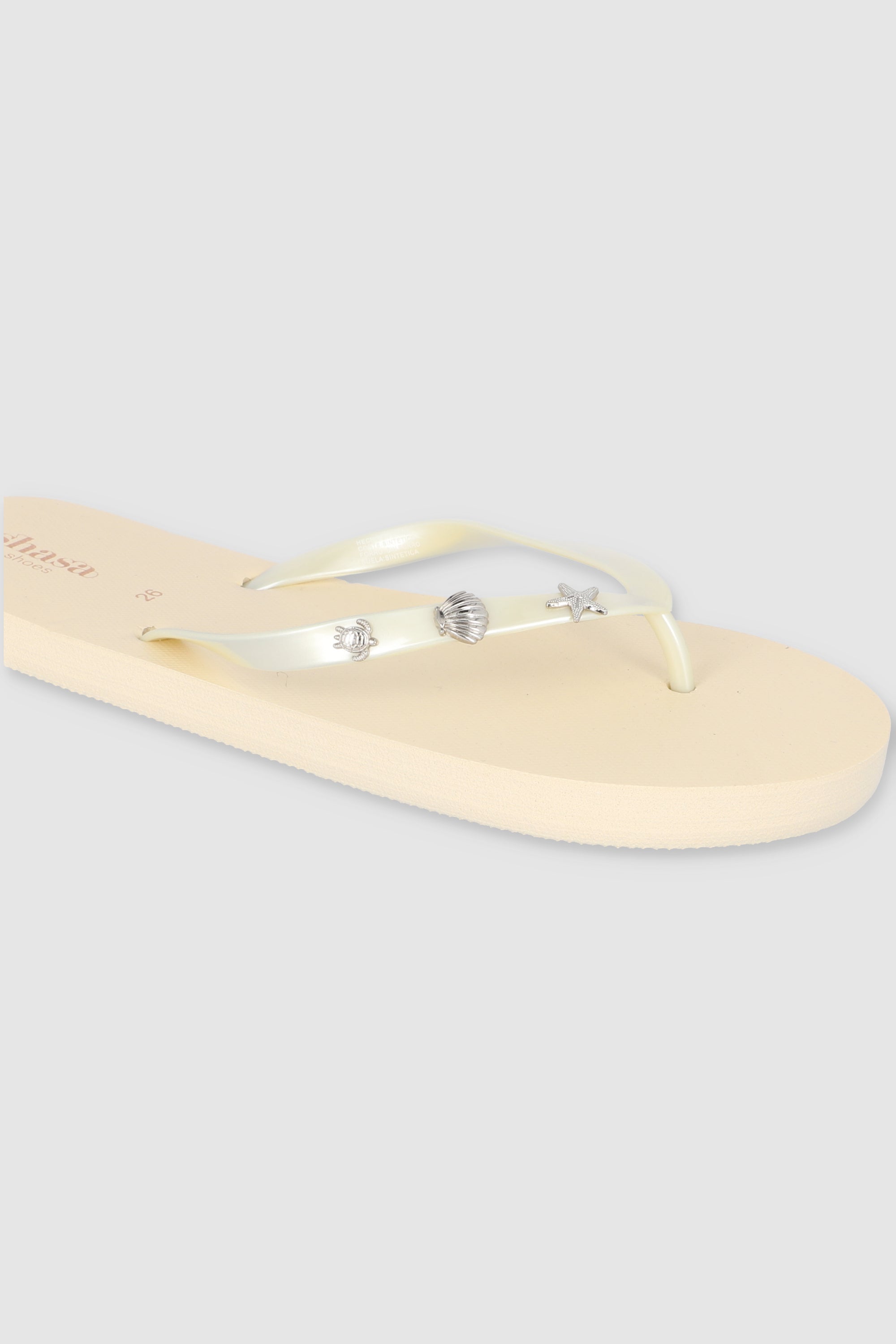 FLIP FLOPS CHARMS PLAYA BEIGE