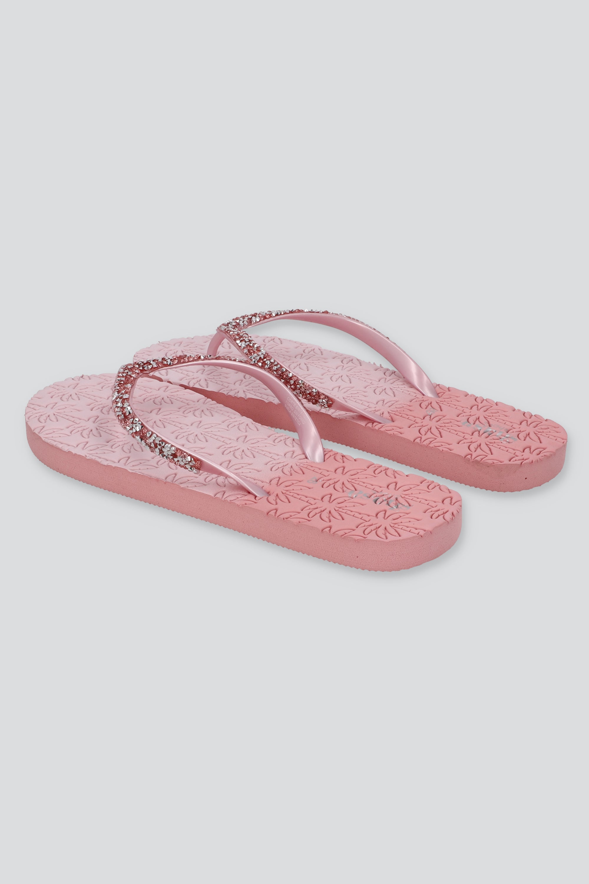 Flip Flop Textura Palmera ROSA