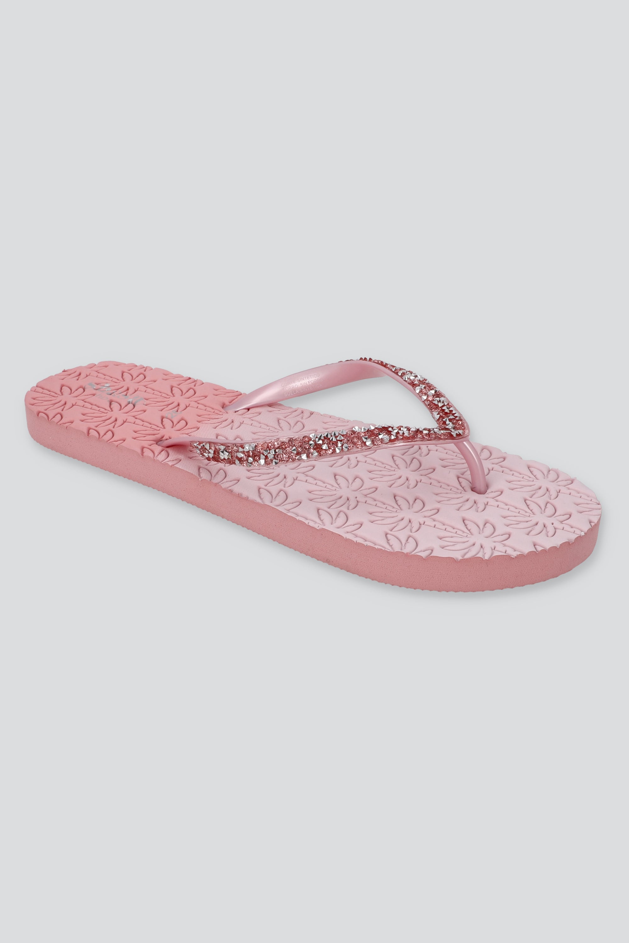 Flip Flop Textura Palmera ROSA