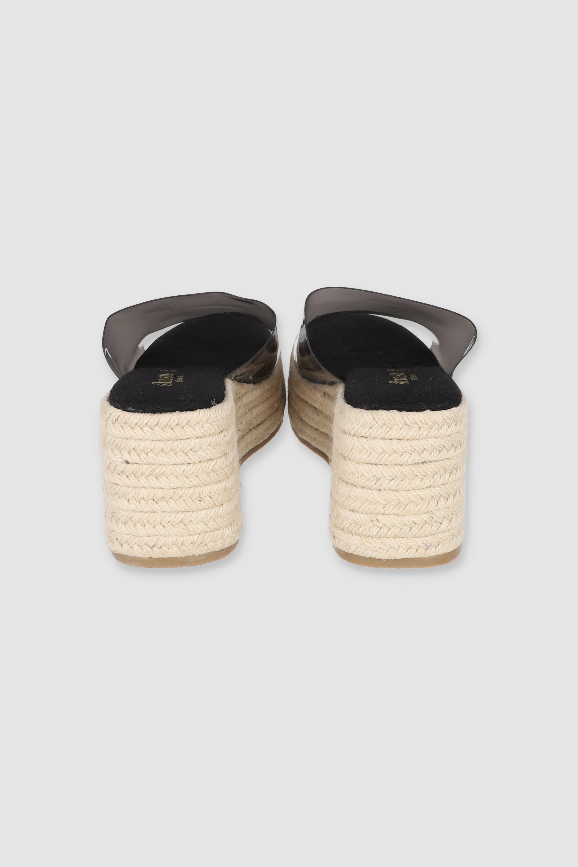 Wedge Tira Transparente NEGRO