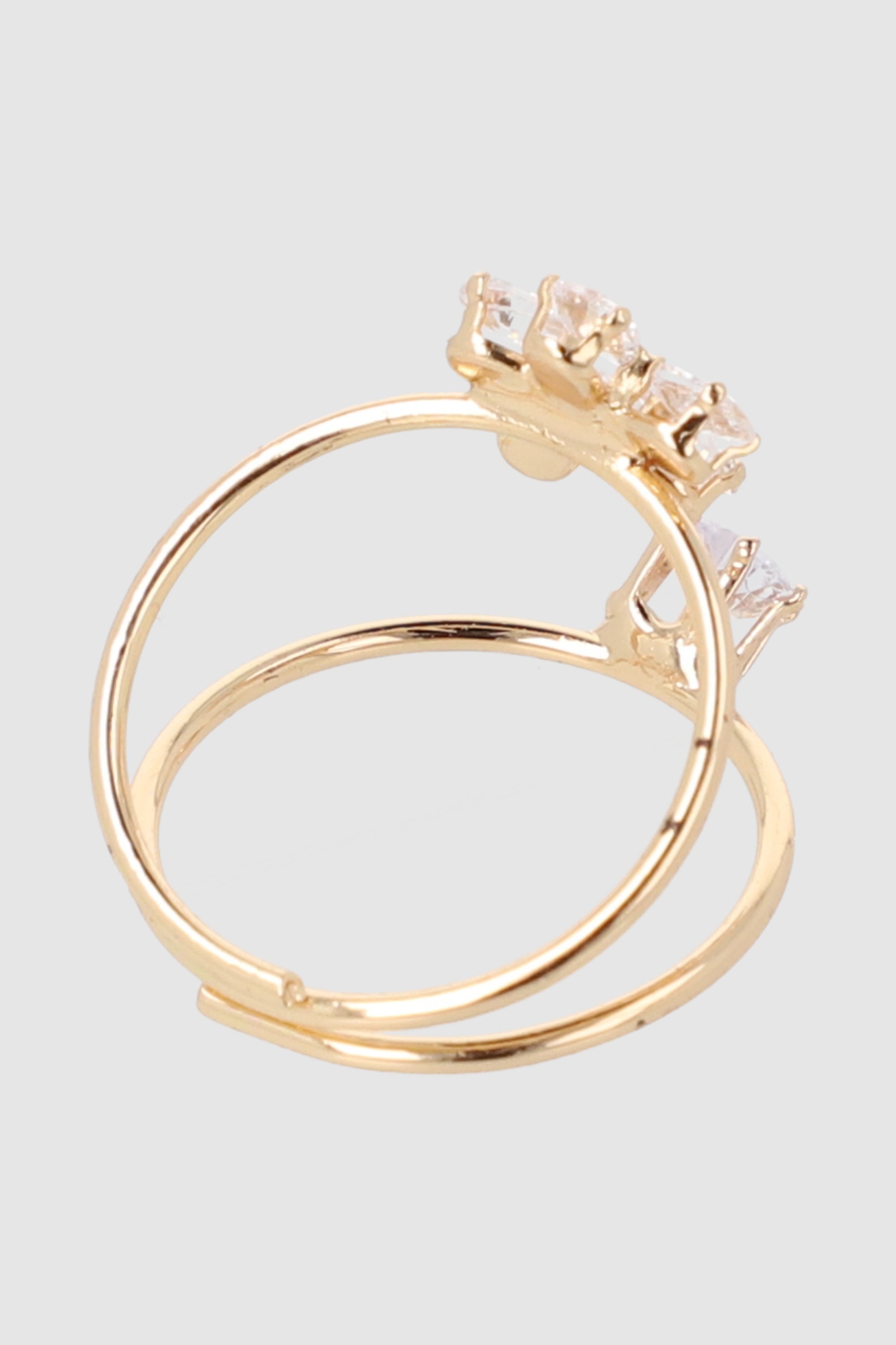 Anillo twist flor mariposa ORO