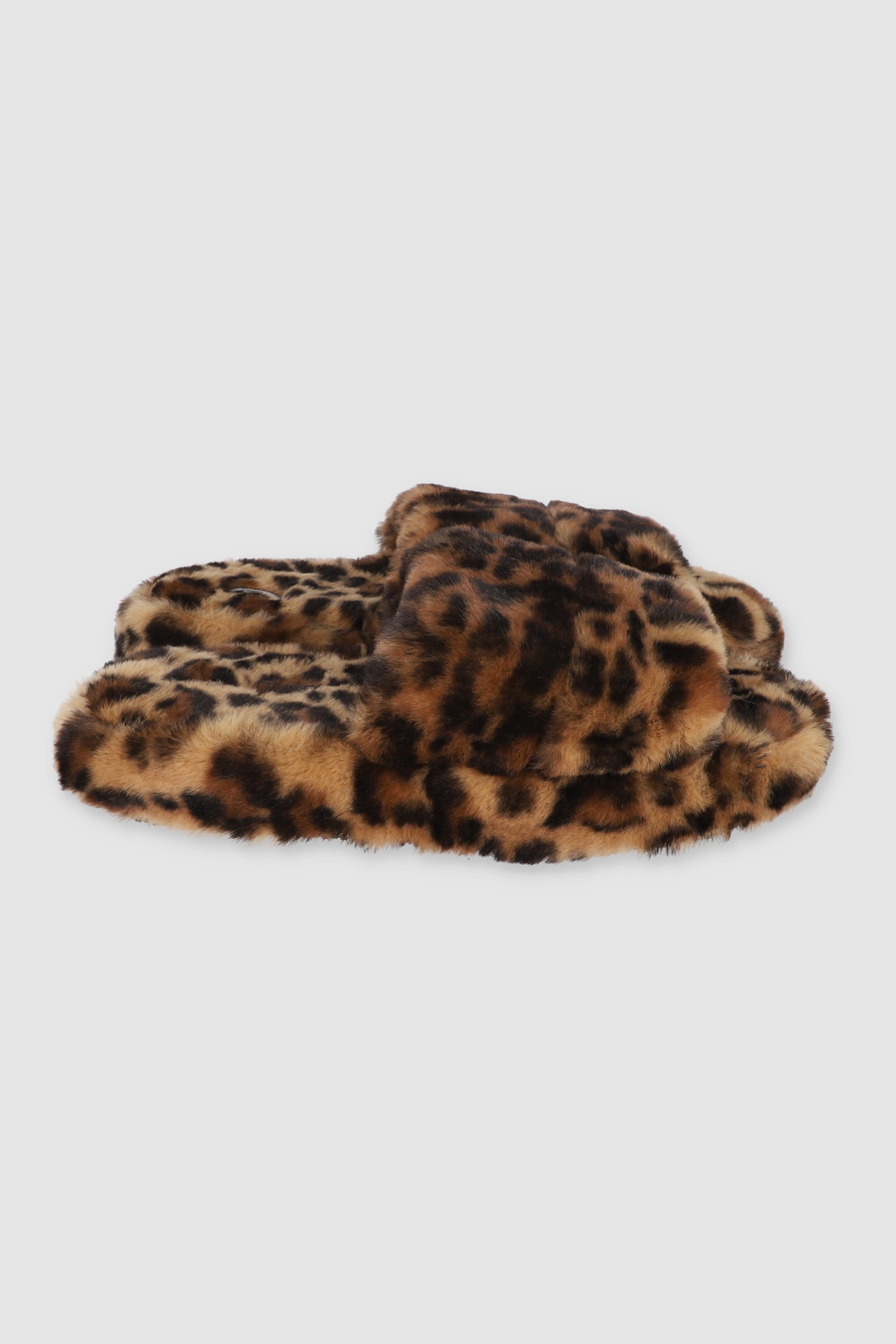 Pantufla cozy animal print CAFE COMBO