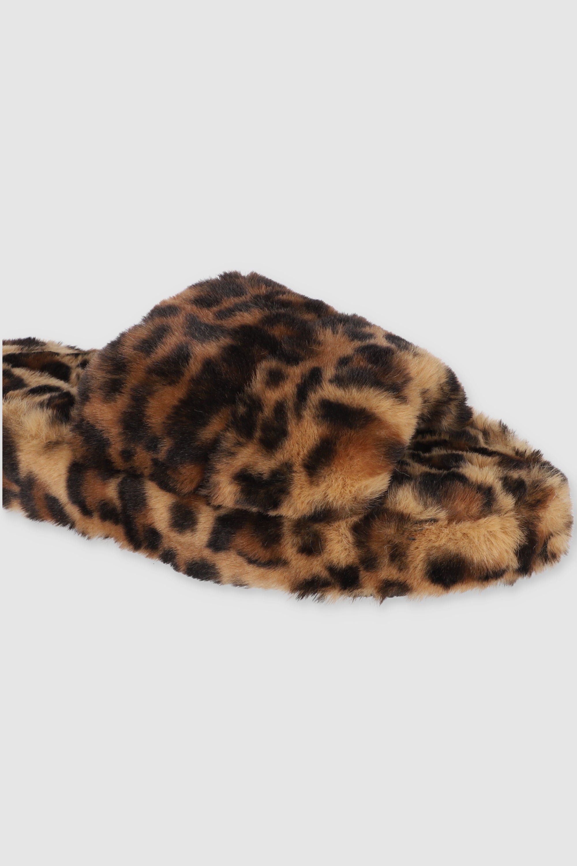 Pantufla cozy animal print CAFE COMBO