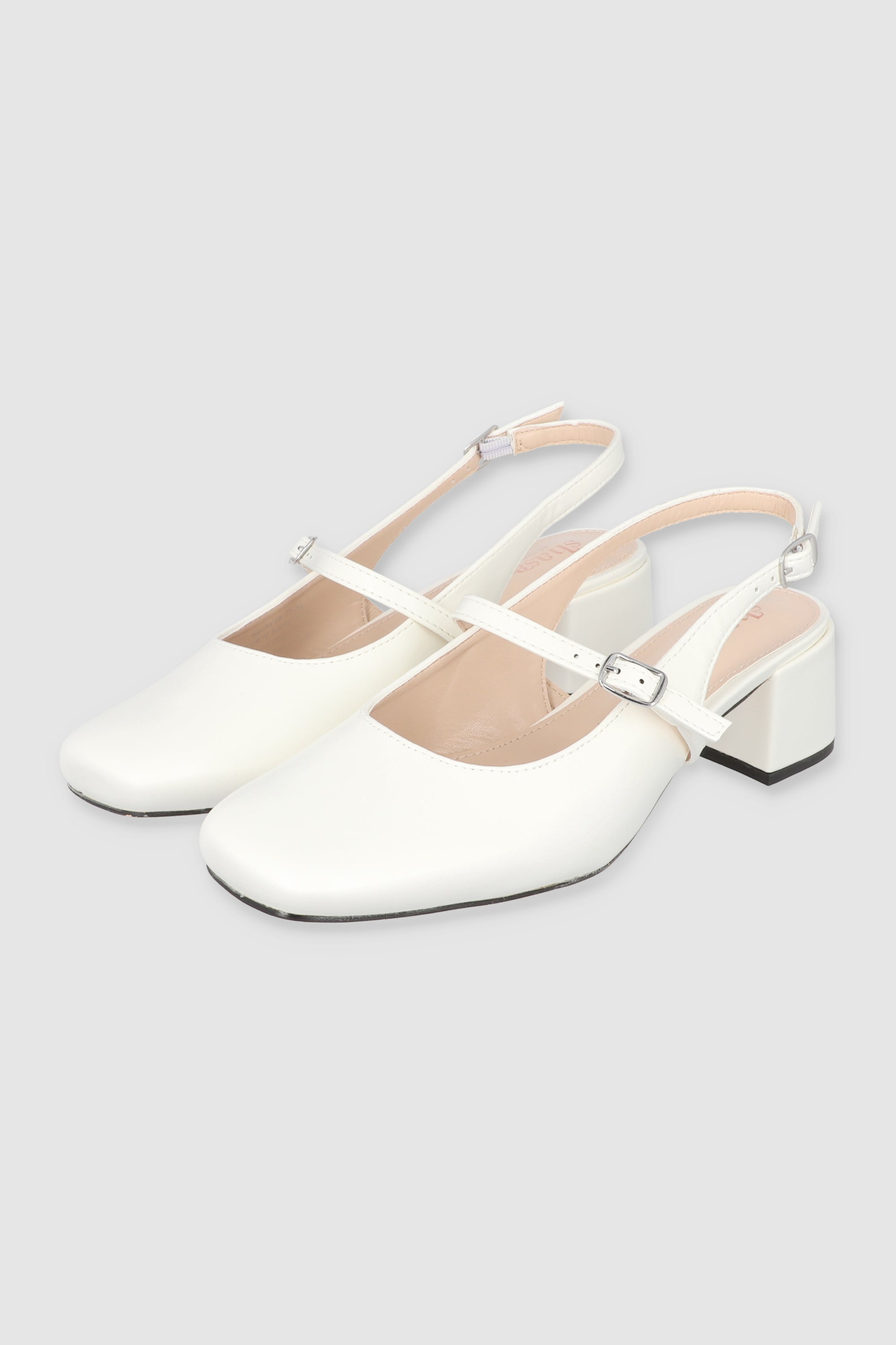 Tacon bajo maryjane slingback HUESO