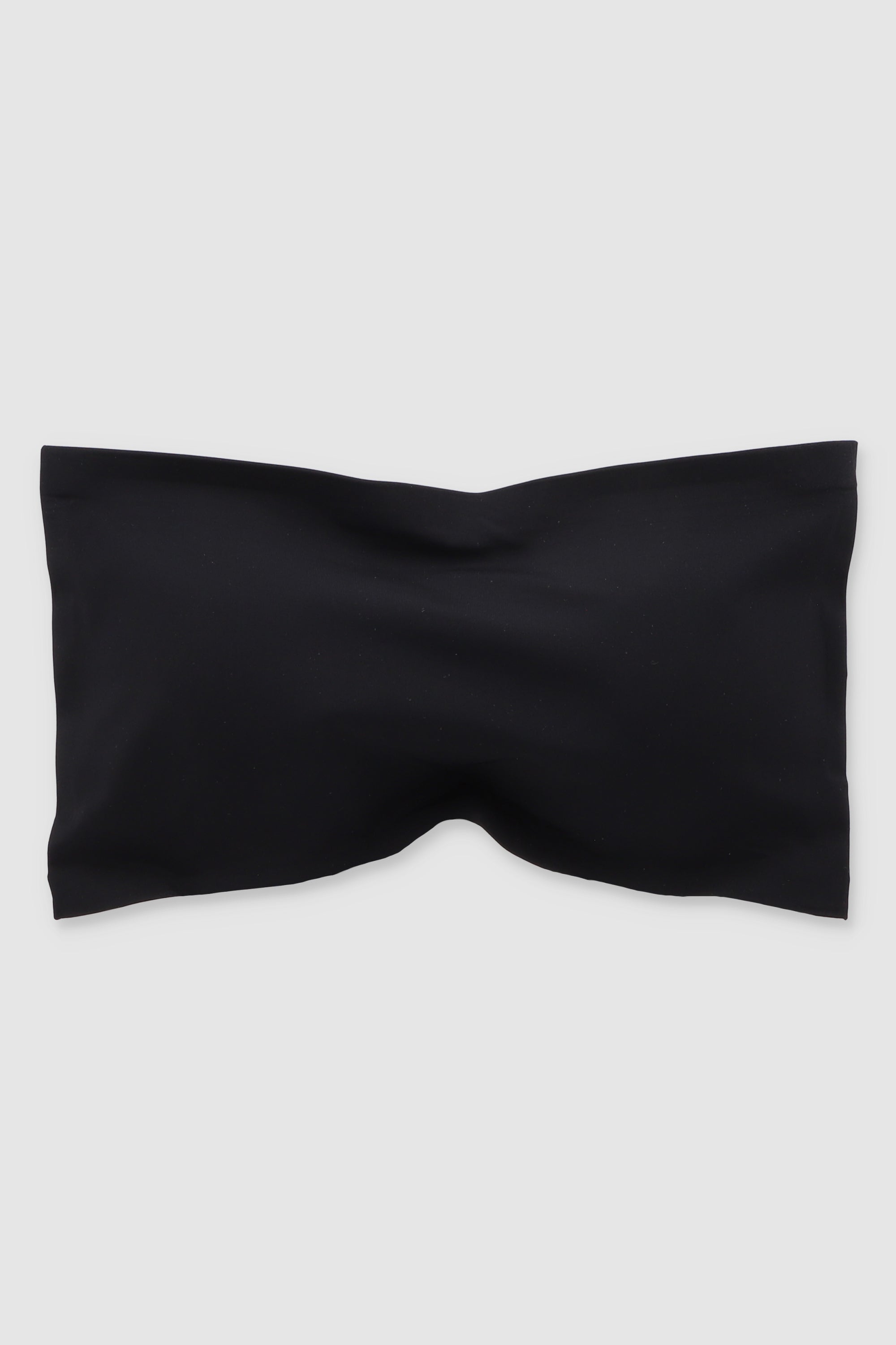 Bra bandeau seamless silicón NEGRO