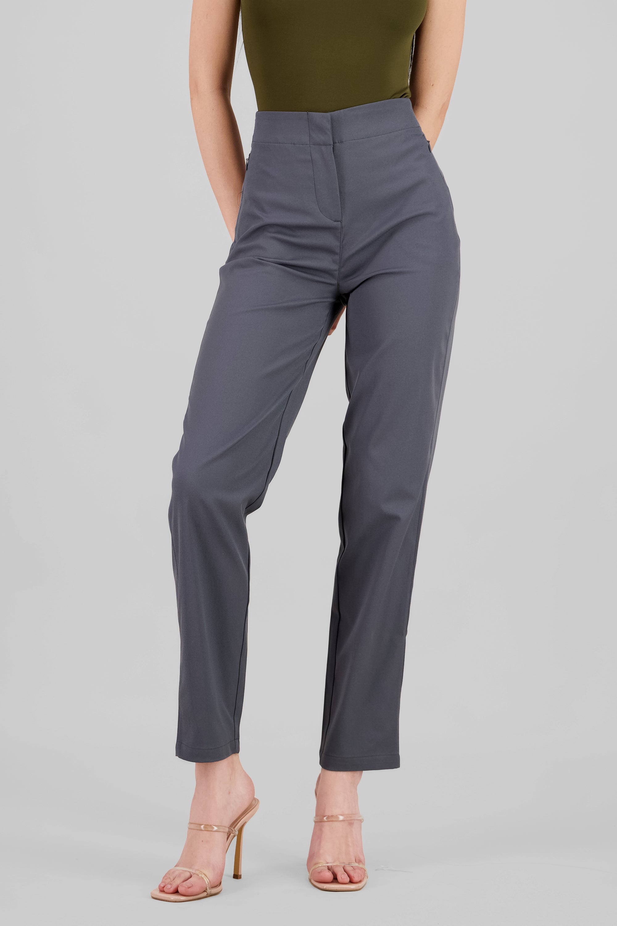 PANTALON FORMAL GRIS