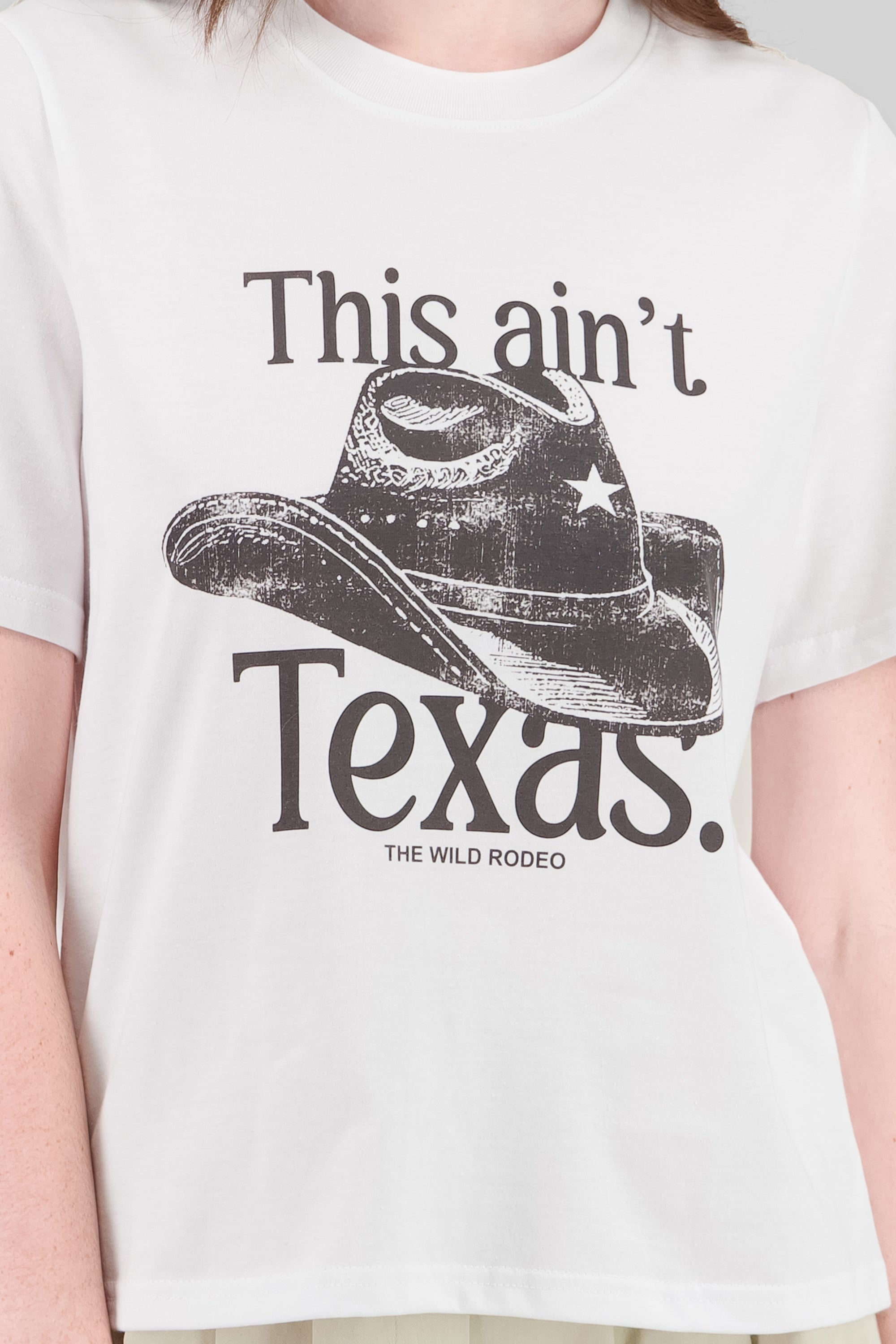 Playera this aint texas Hypsters BLANCO COMBO