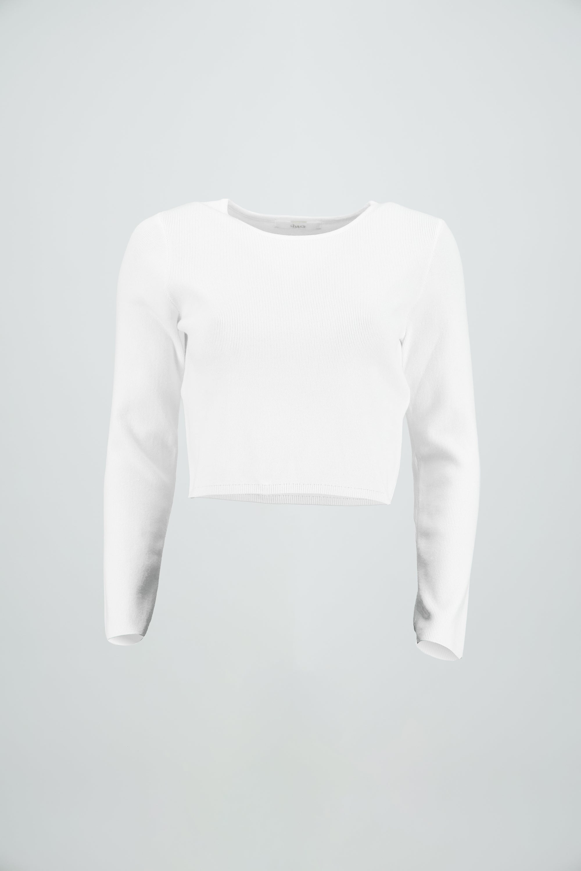 Sueter tejido cuello redondo