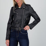 Chamarra Biker Pu