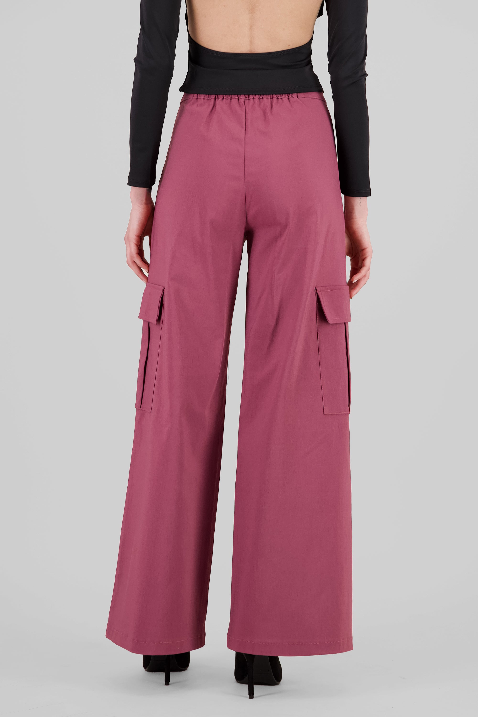 Pantalon cargo wide leg MALVA