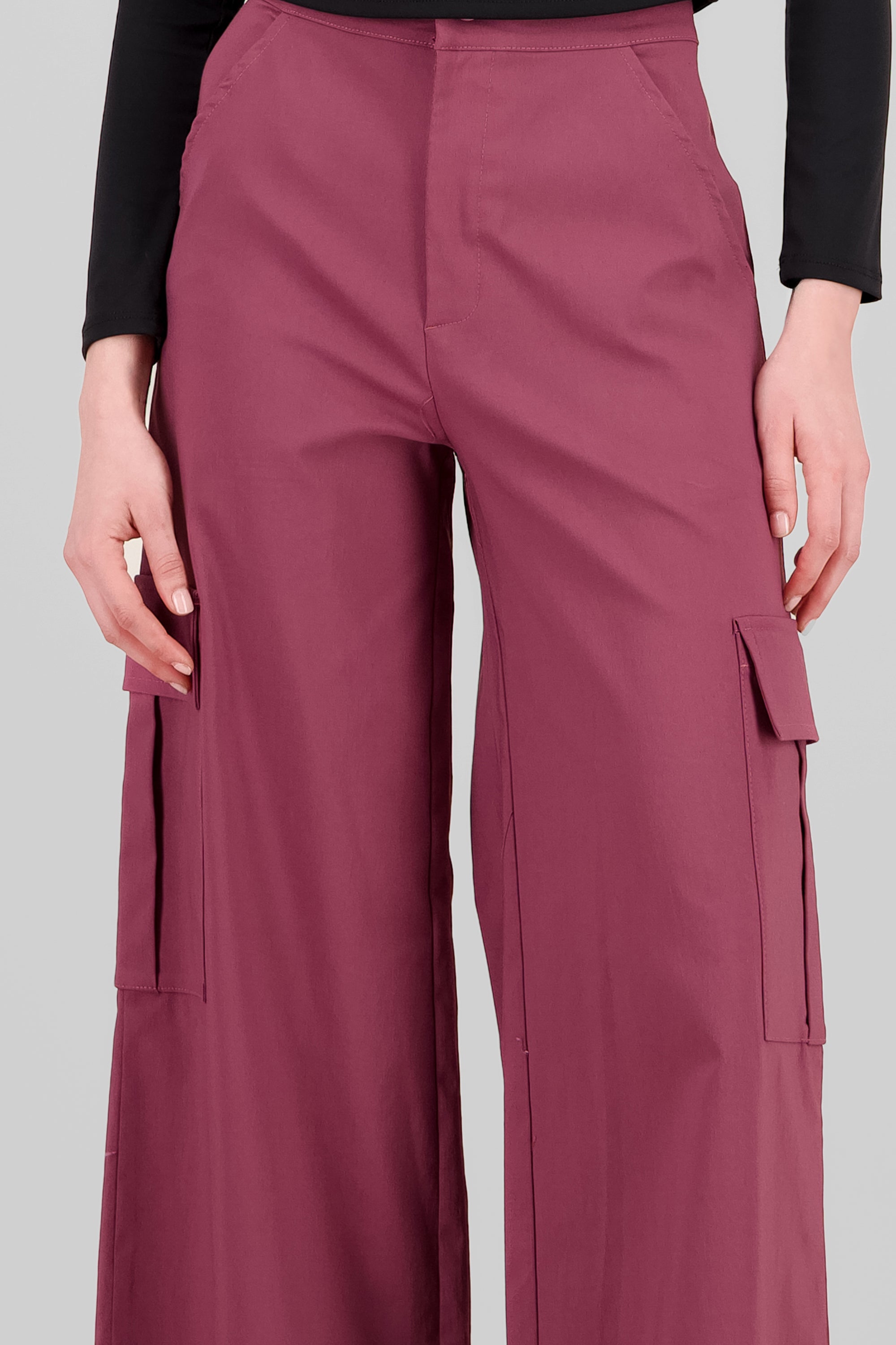 Pantalon cargo wide leg MALVA