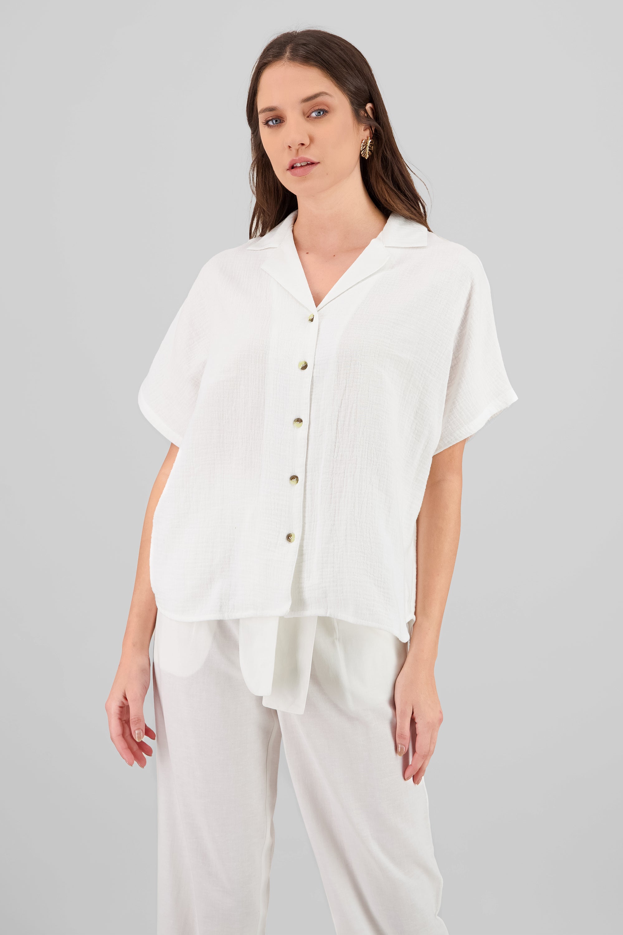 Camisa ligera BLANCO