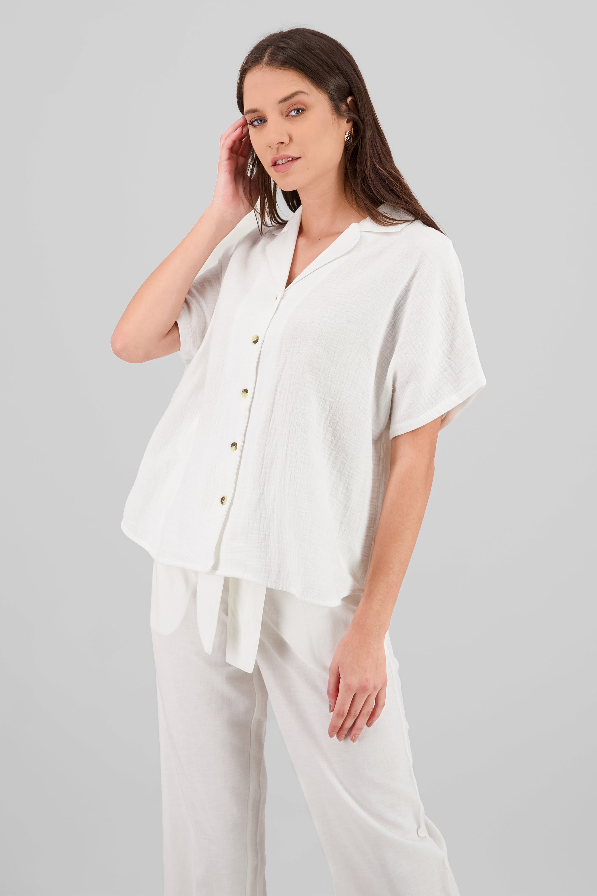 Camisa ligera BLANCO