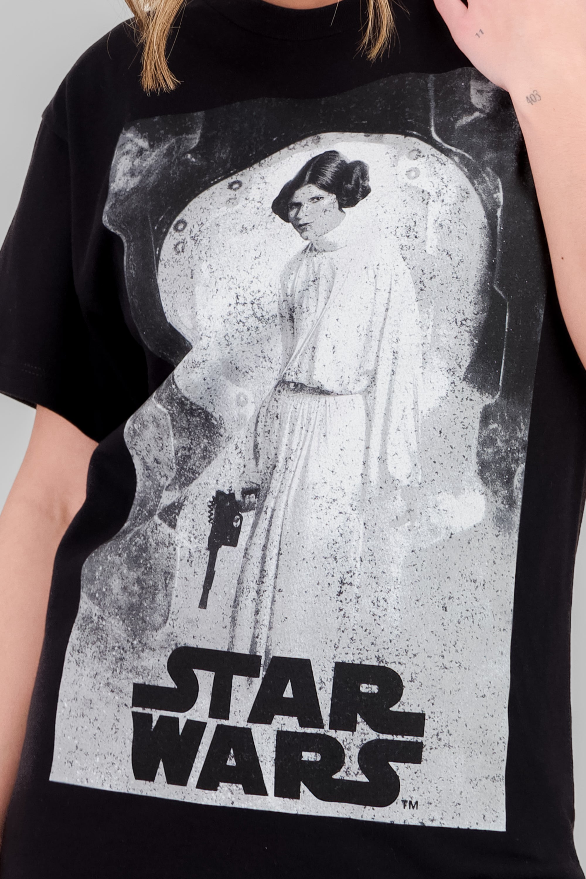 Playera Princesa Leia NEGRO