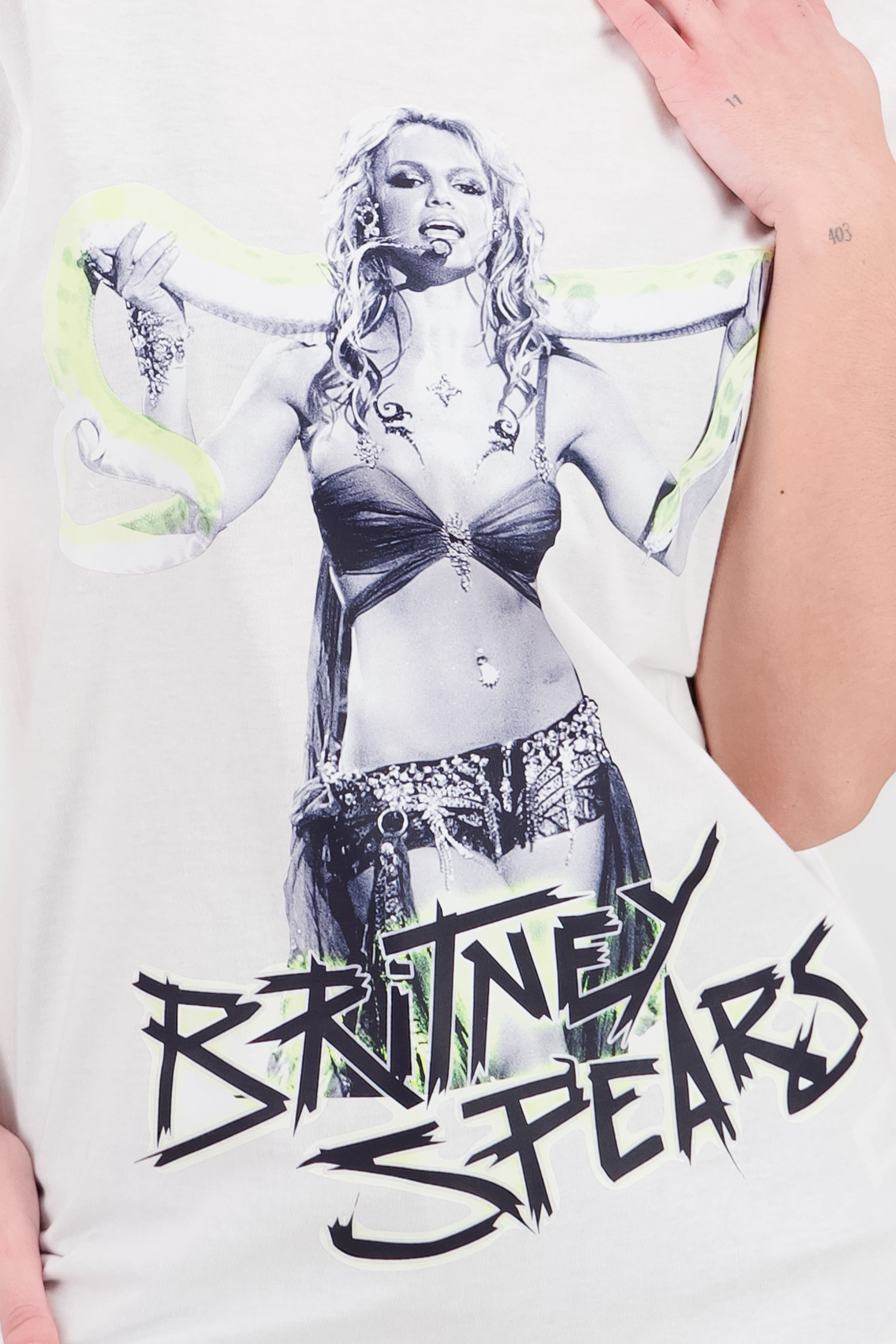 Playera Britney Spears BLANCO