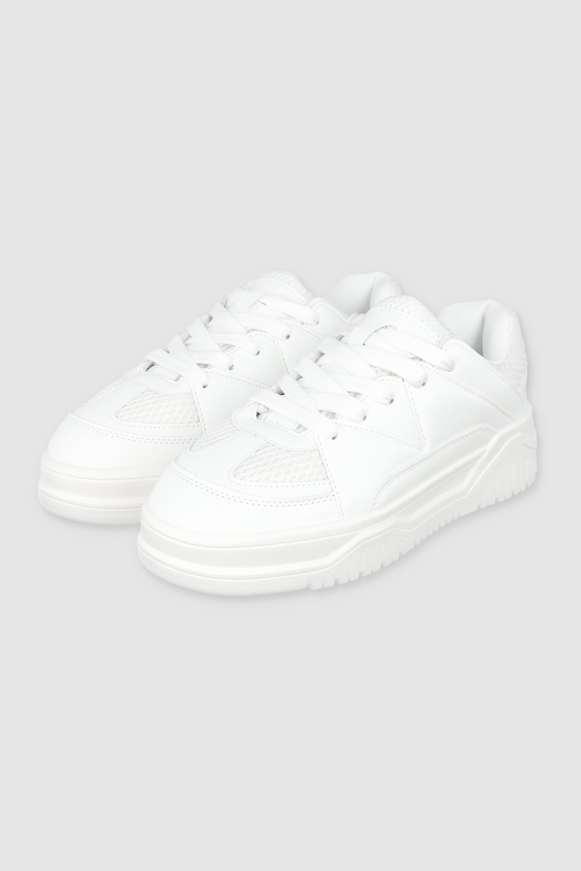 Tenis chunky contrastes BLANCO