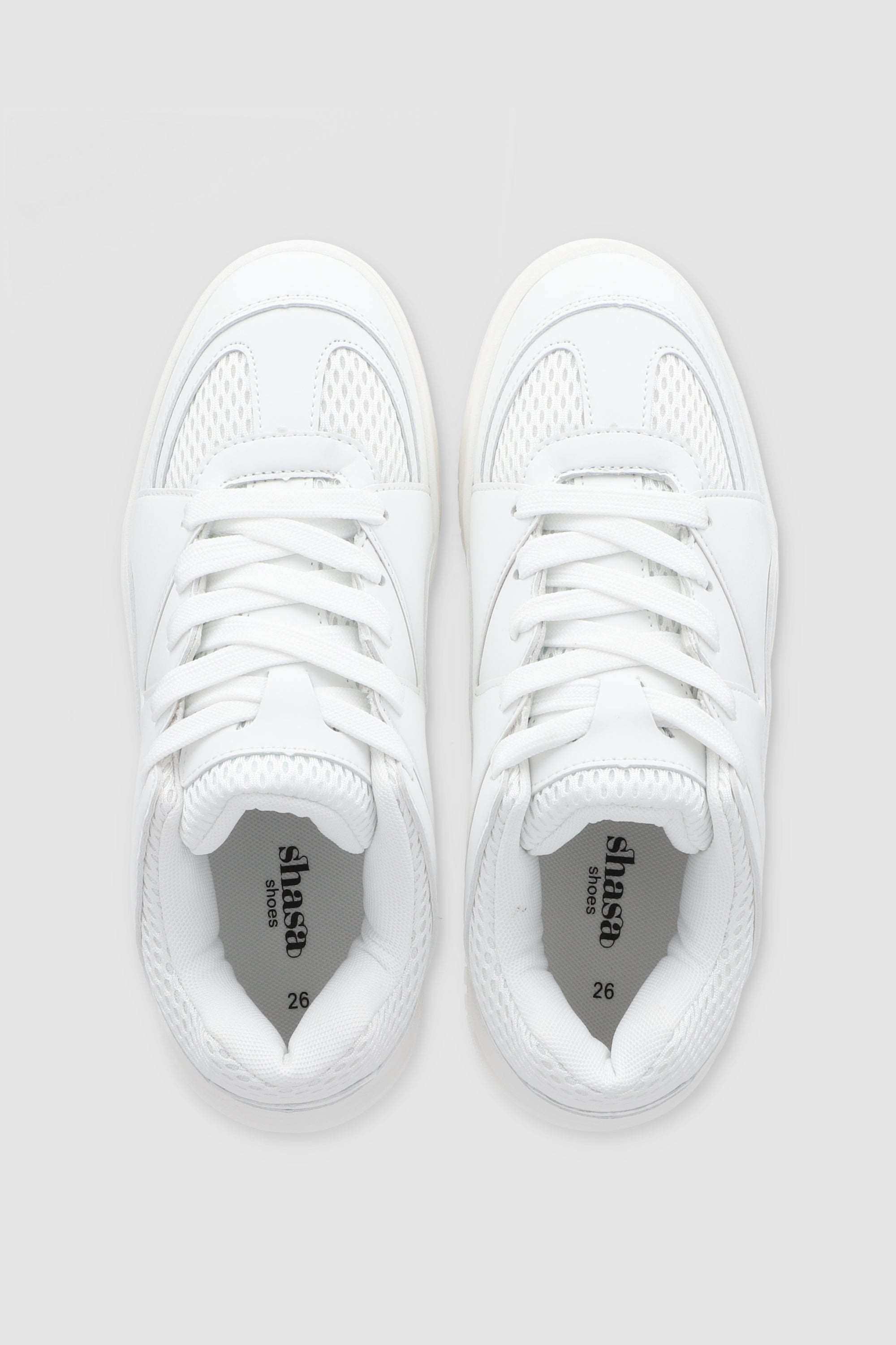 Tenis chunky contrastes BLANCO