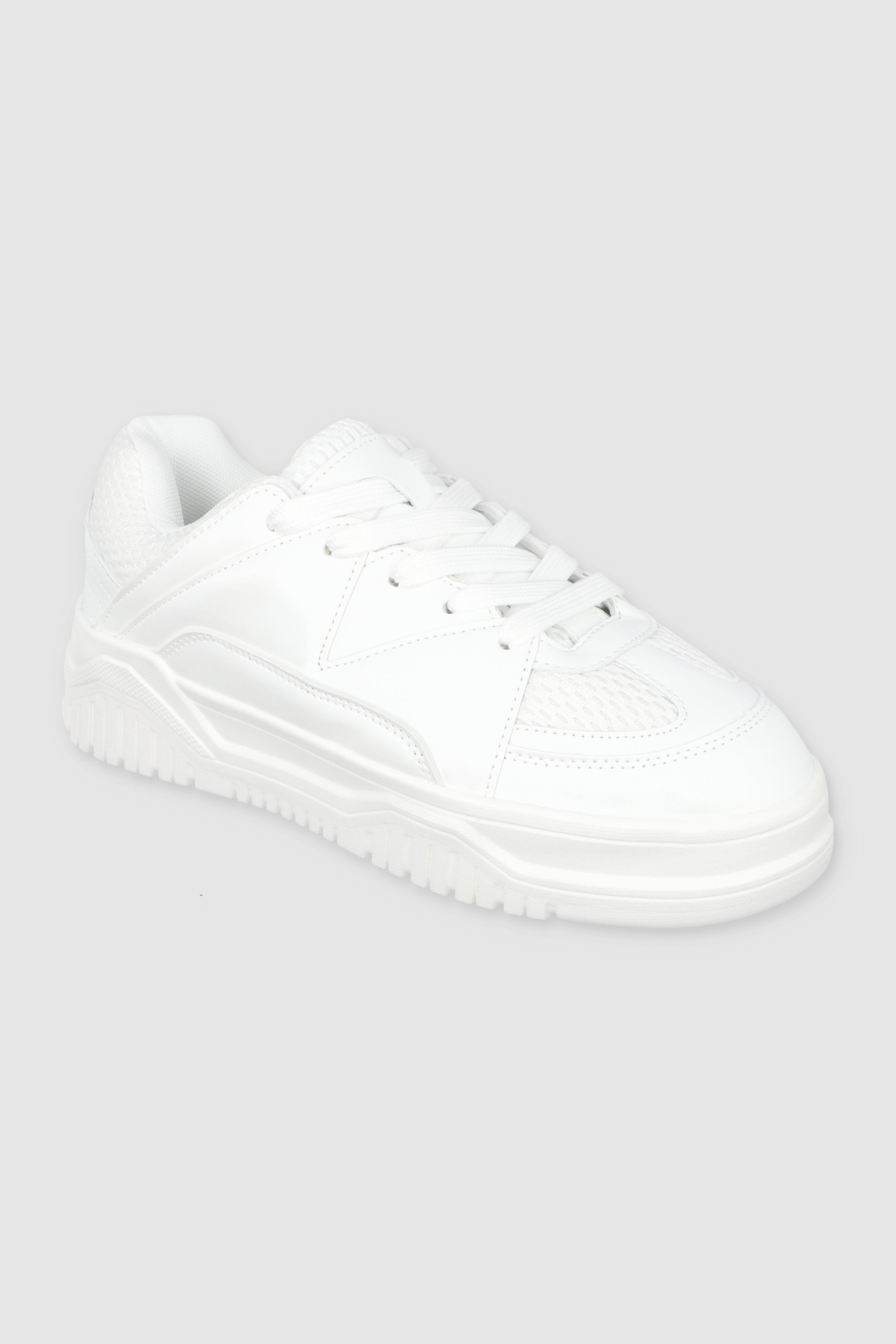 Tenis chunky contrastes BLANCO