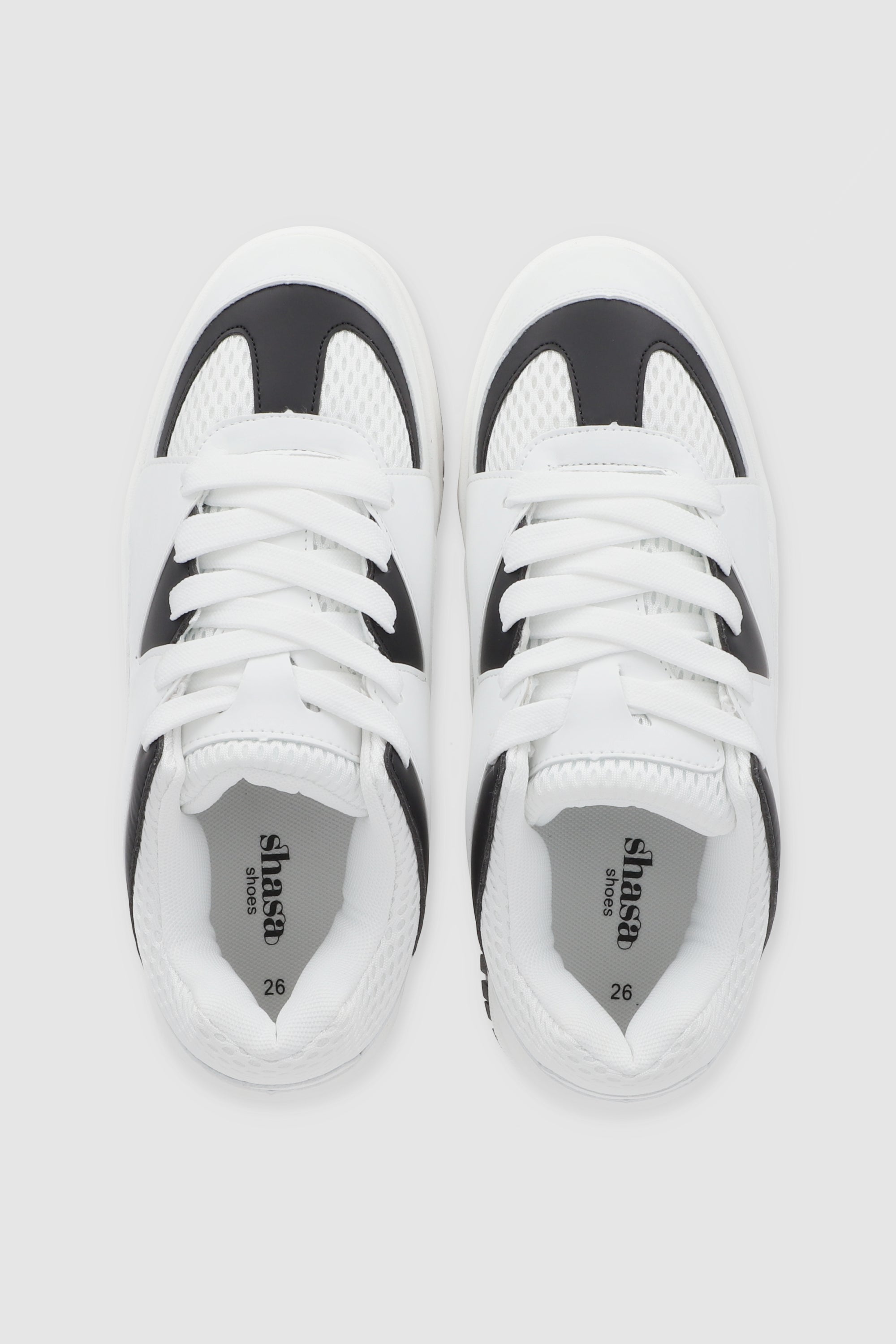 Tenis chunky contrastes NEGRO