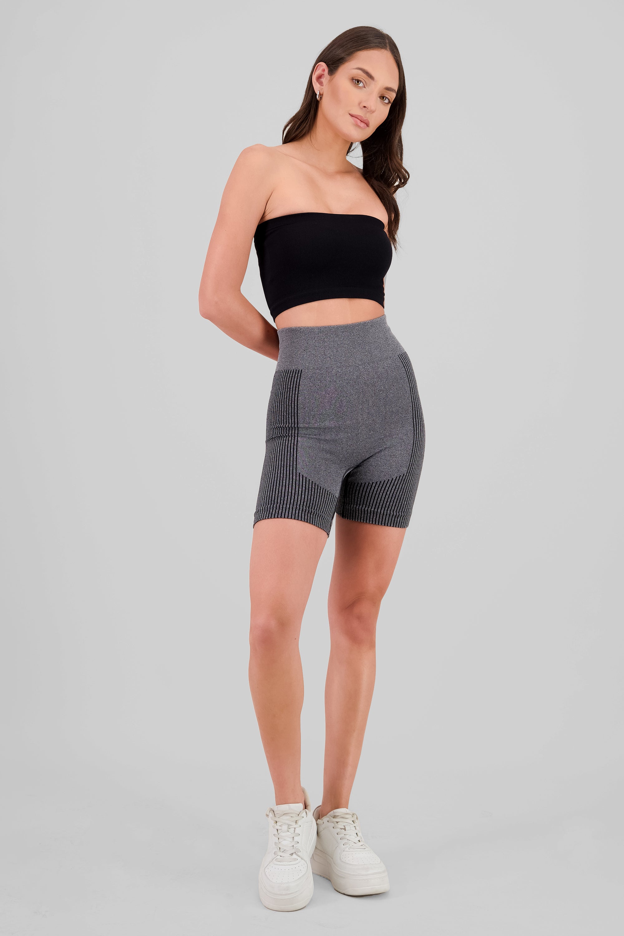 Biker short seamless NEGRO