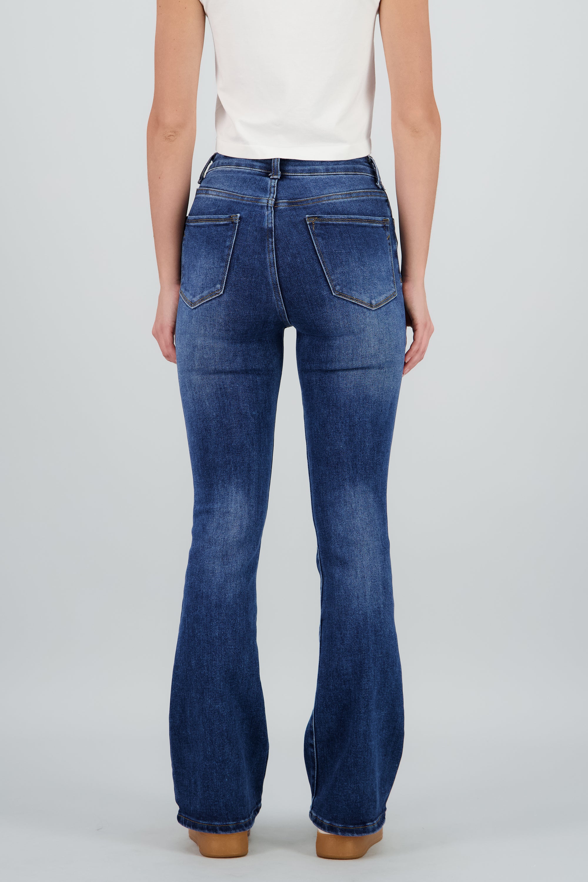 Jeans flare slim DARK WASH