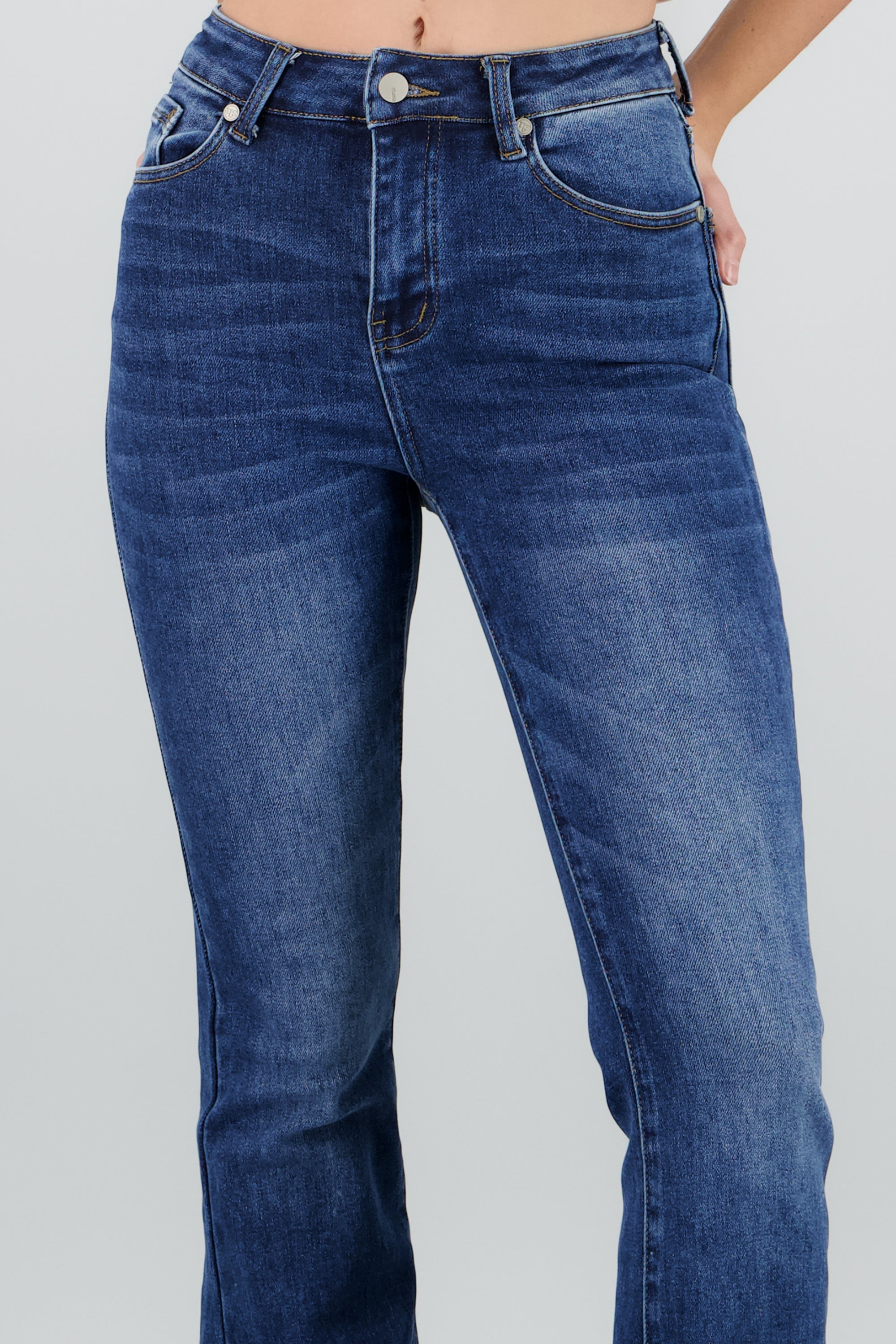 Jeans flare slim DARK WASH