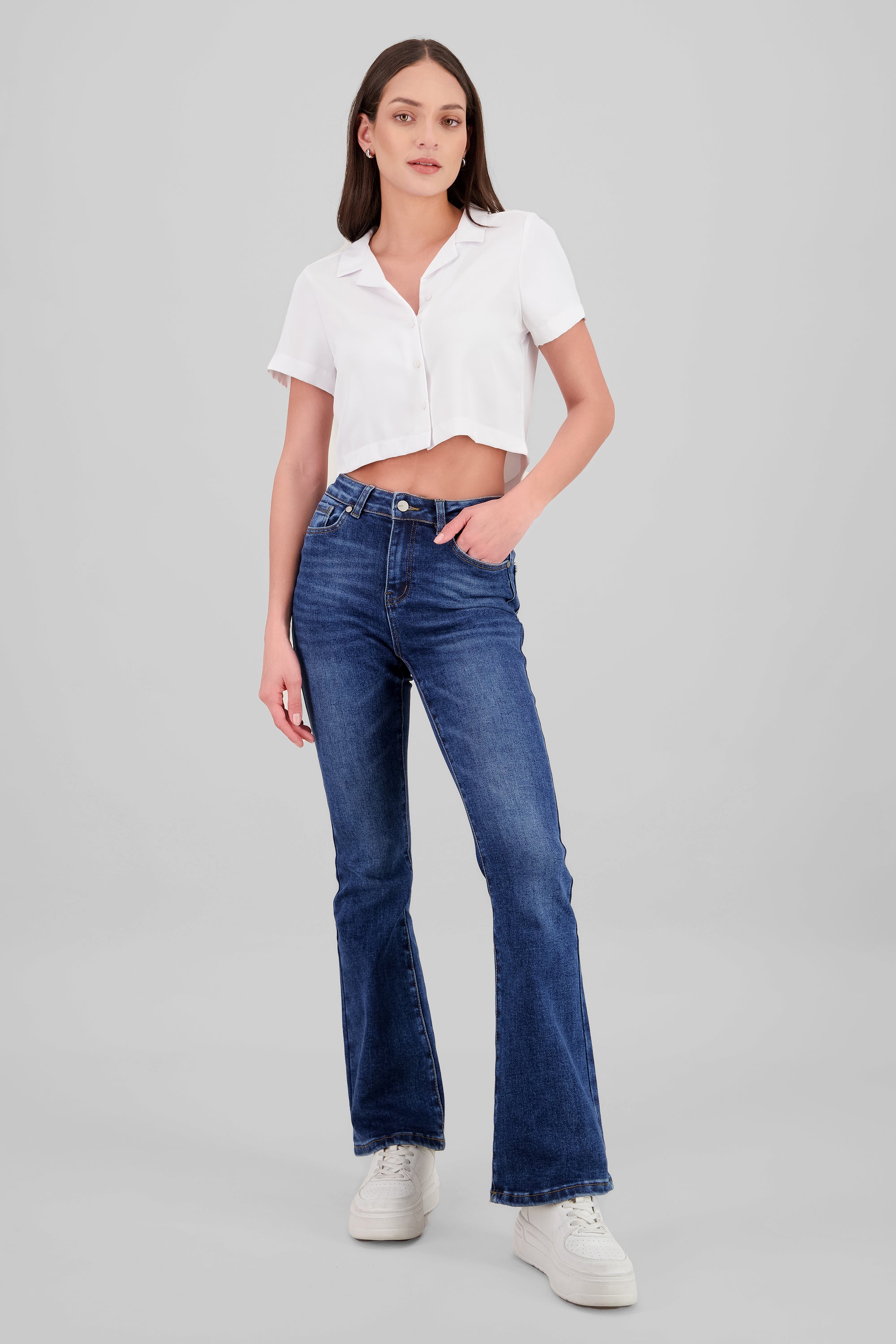 Jeans flare slim MEDIUM WASH
