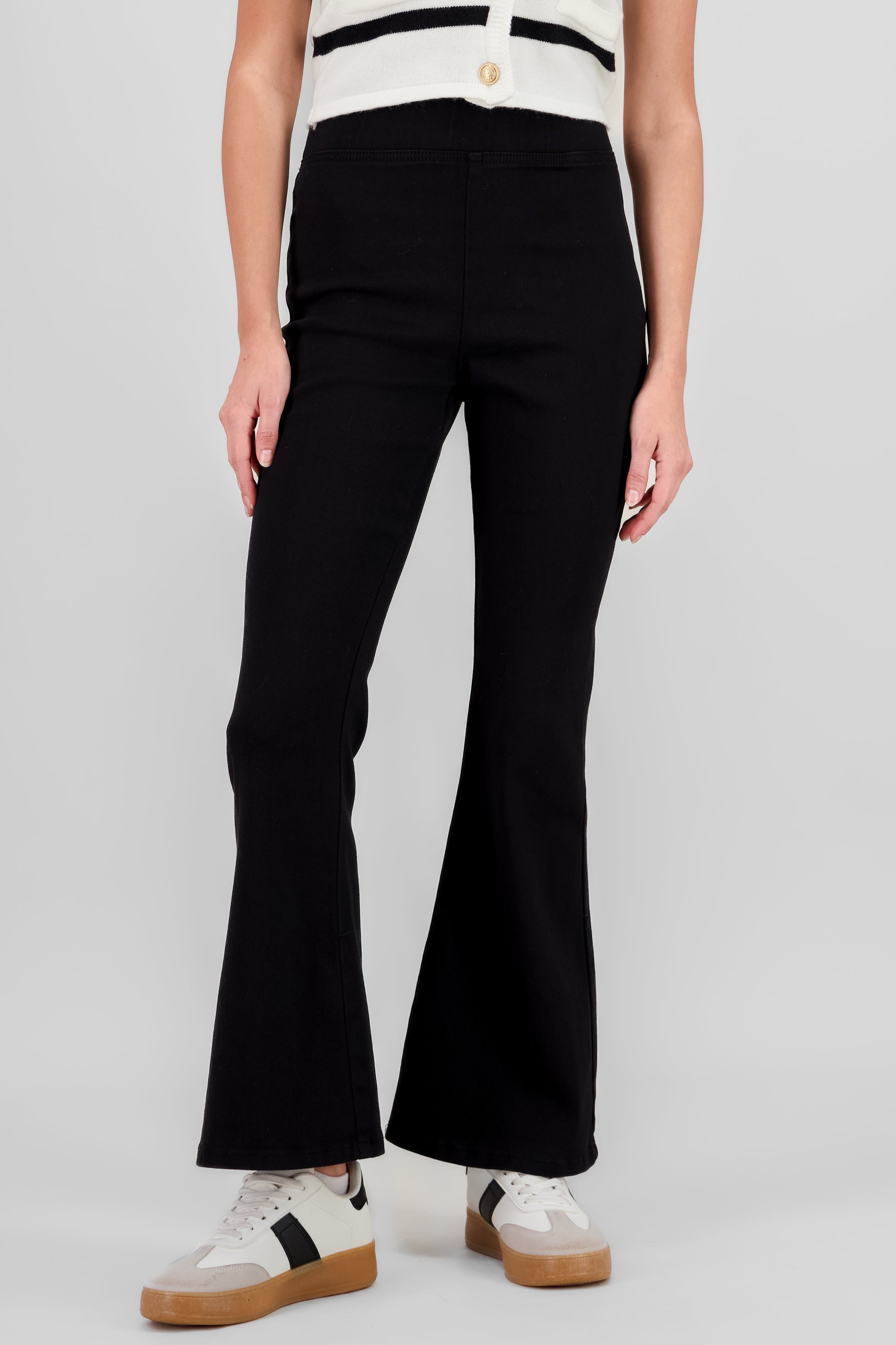 Jegging flare comfort NEGRO