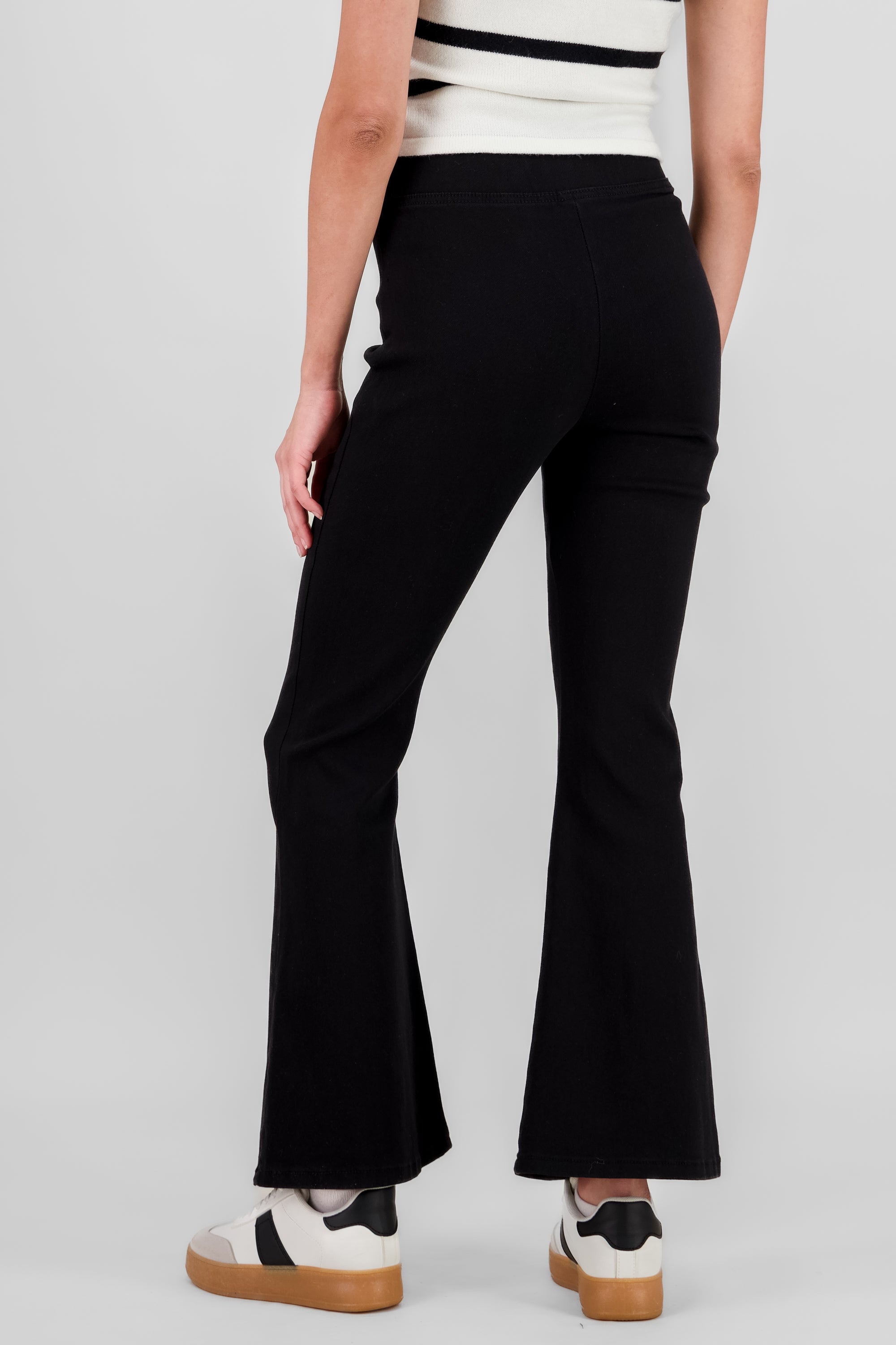 Jegging flare comfort NEGRO