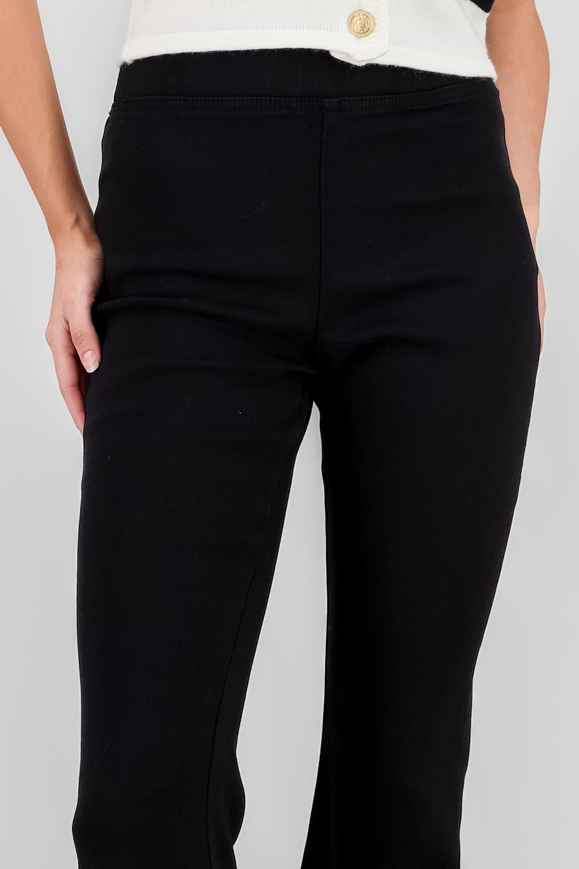 Jegging flare comfort NEGRO