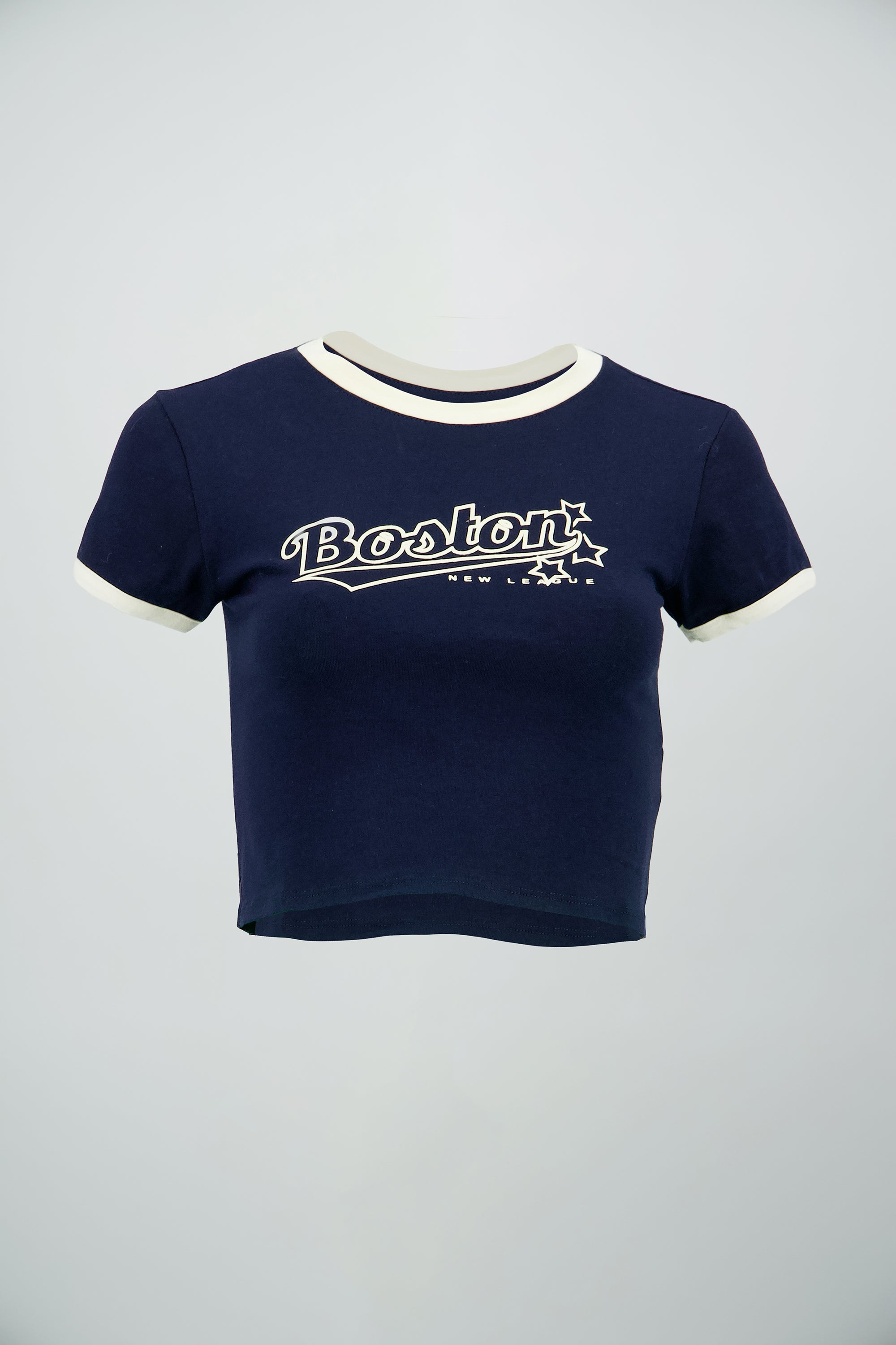 Playera contrastes boston MARINO COMBO