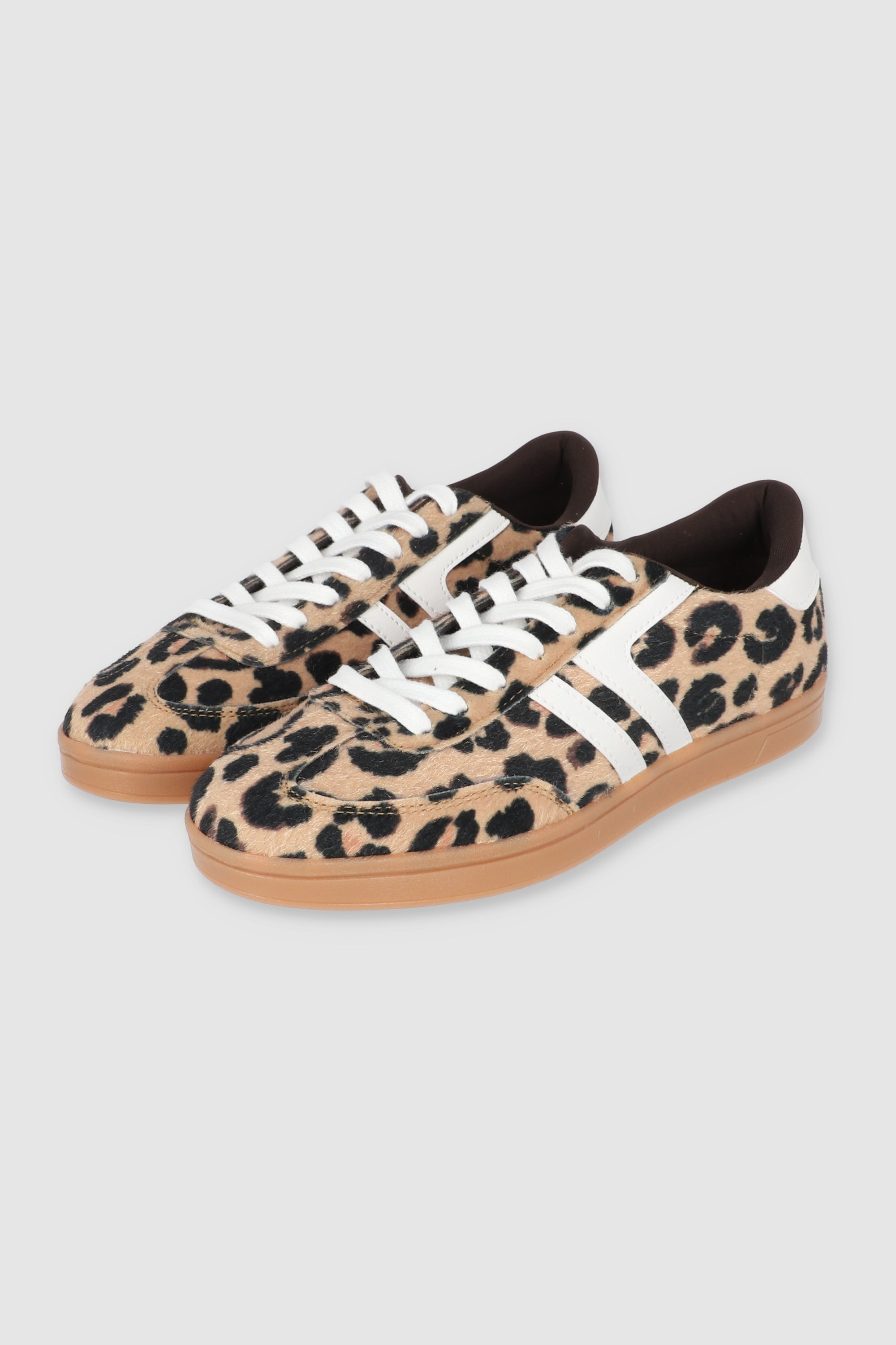 TENIS ANIMAL PRINT LINEAS CAFE COMBO