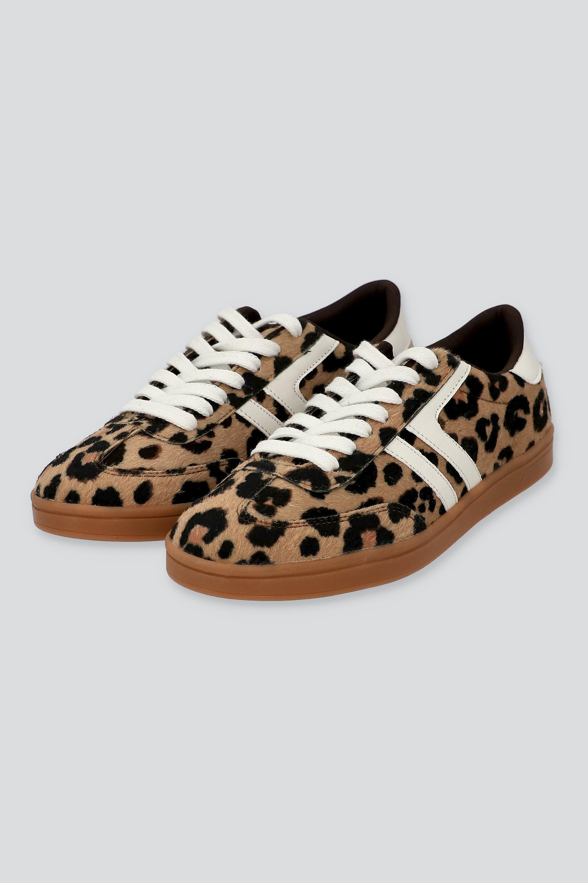Tenis Animal Print Líneas CAFE COMBO