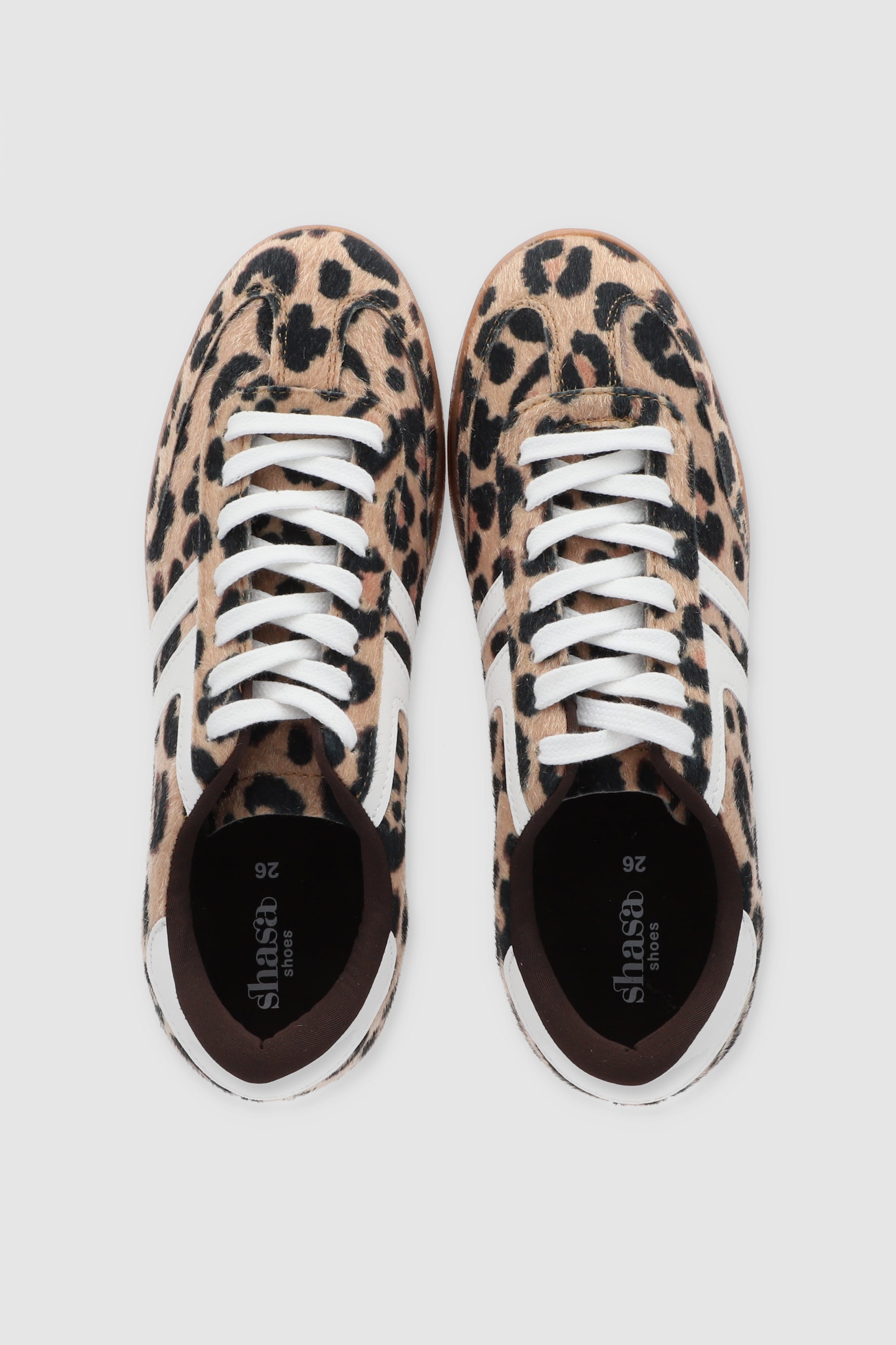 TENIS ANIMAL PRINT LINEAS CAFE COMBO