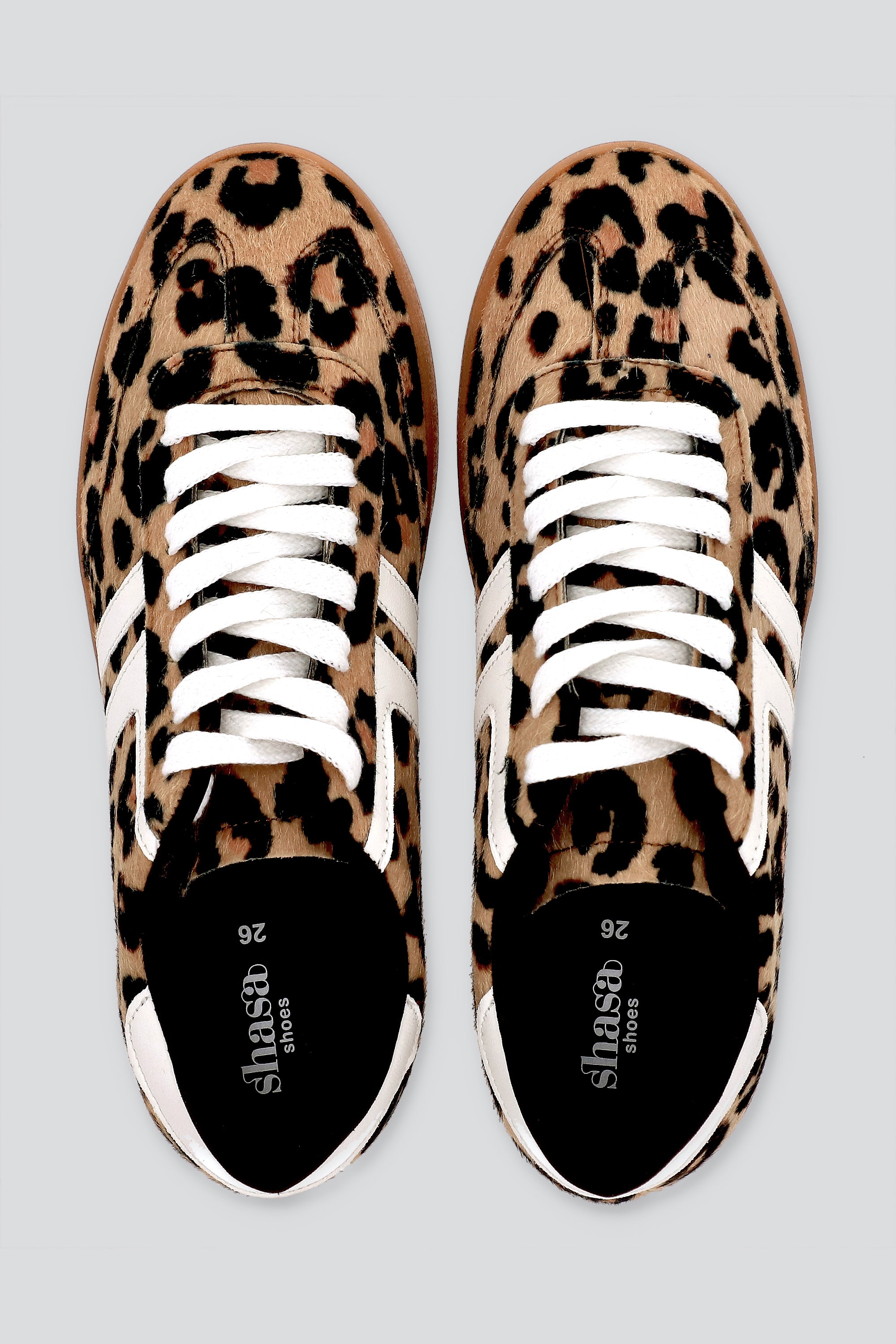 Tenis Animal Print Líneas CAFE COMBO