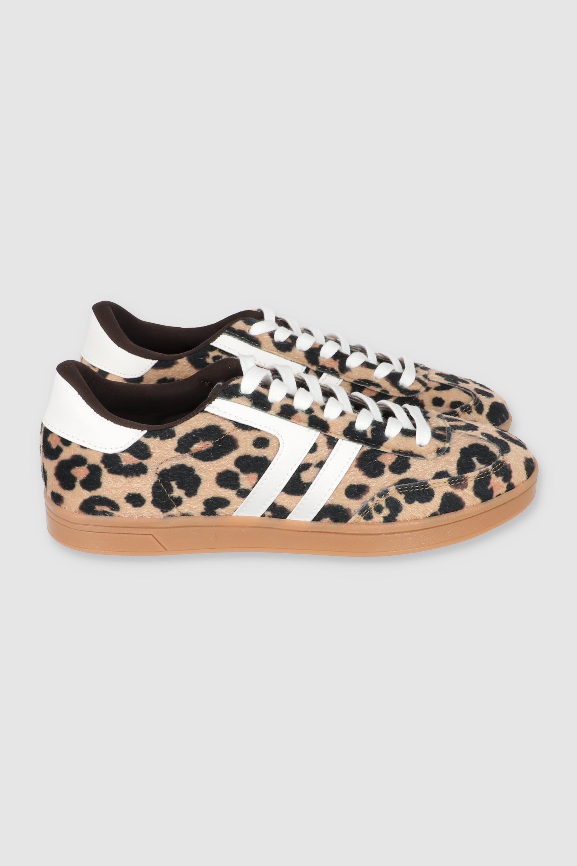 TENIS ANIMAL PRINT LINEAS CAFE COMBO