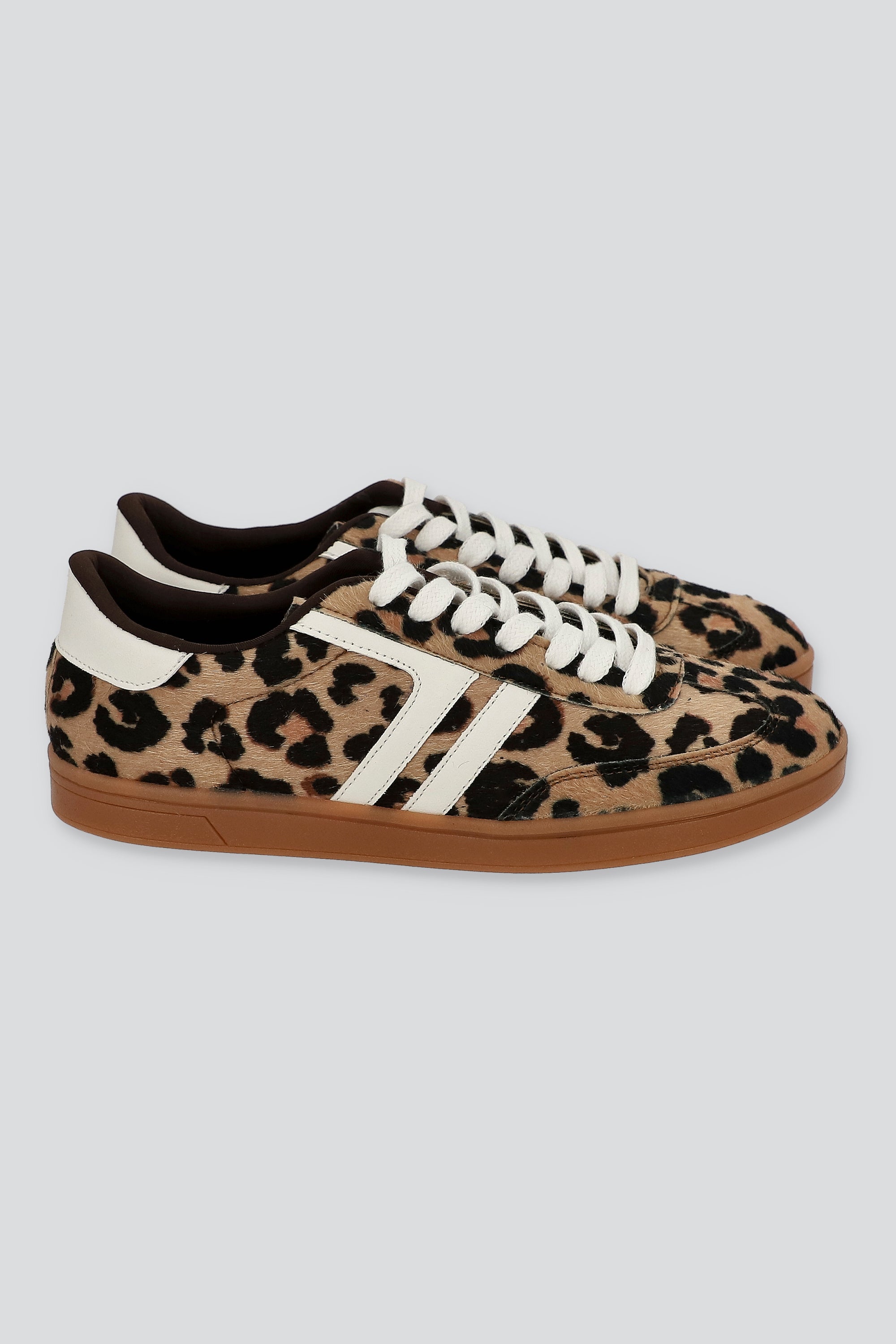 Tenis Animal Print Líneas CAFE COMBO