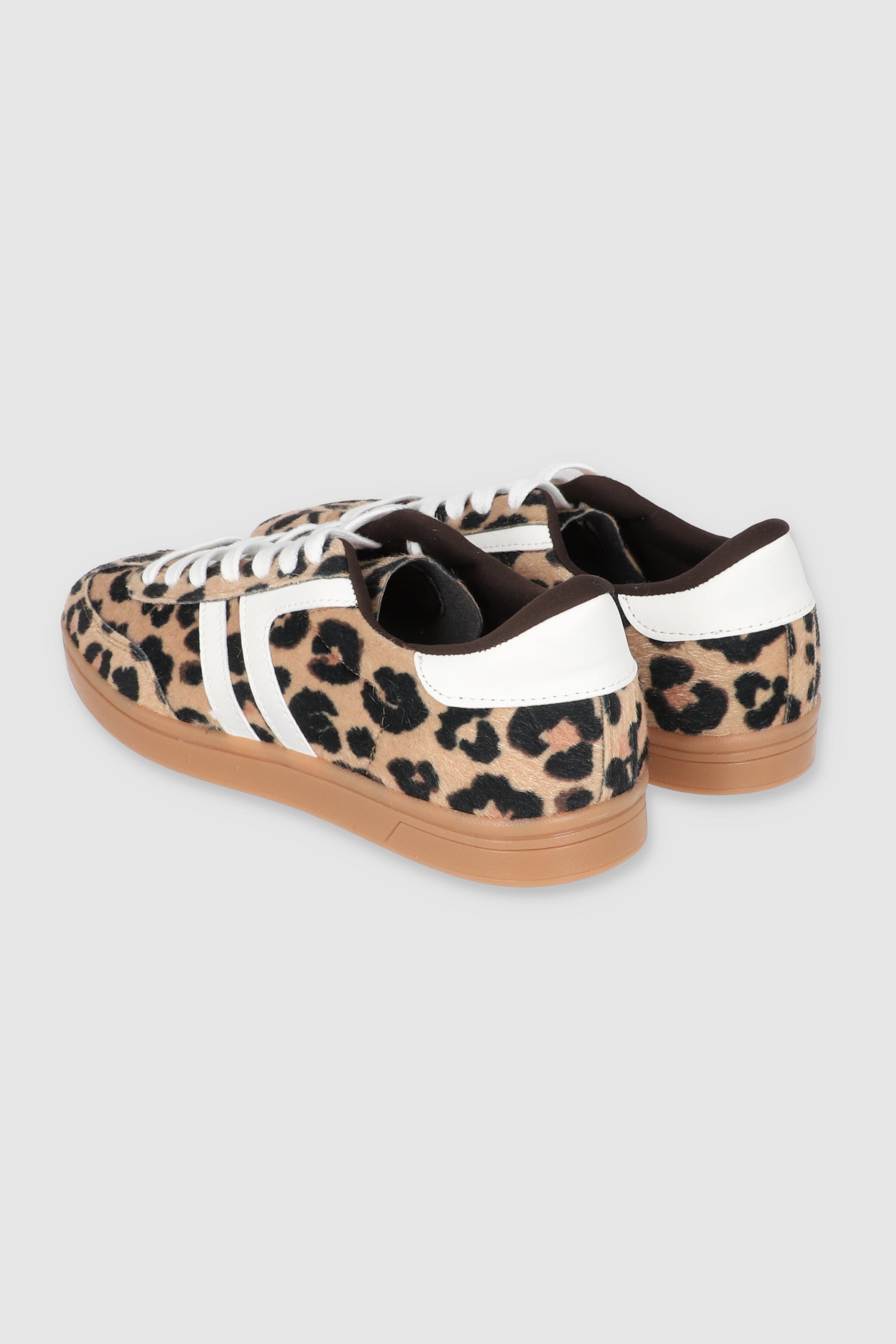 TENIS ANIMAL PRINT LINEAS CAFE COMBO