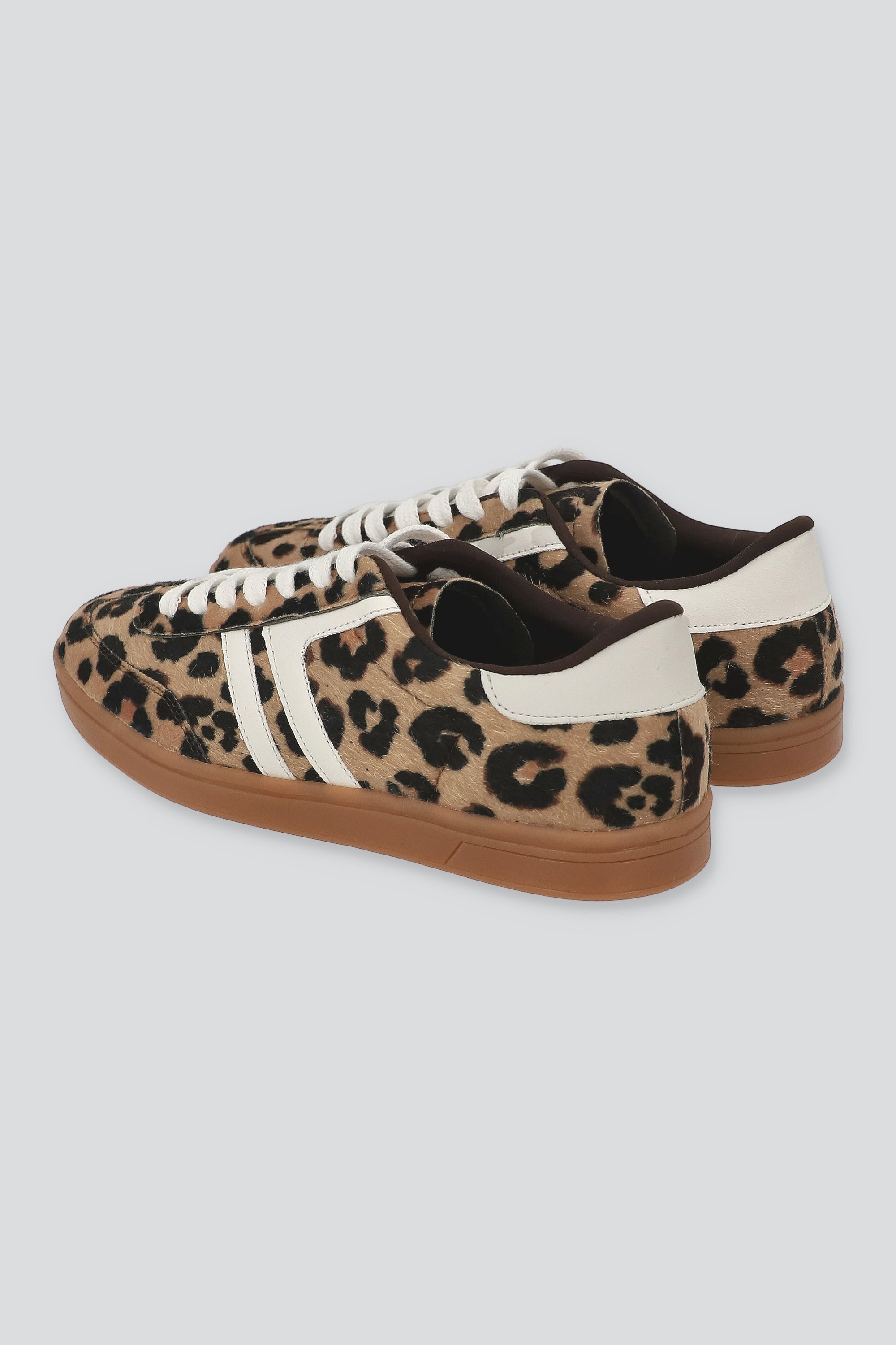Tenis Animal Print Líneas CAFE COMBO