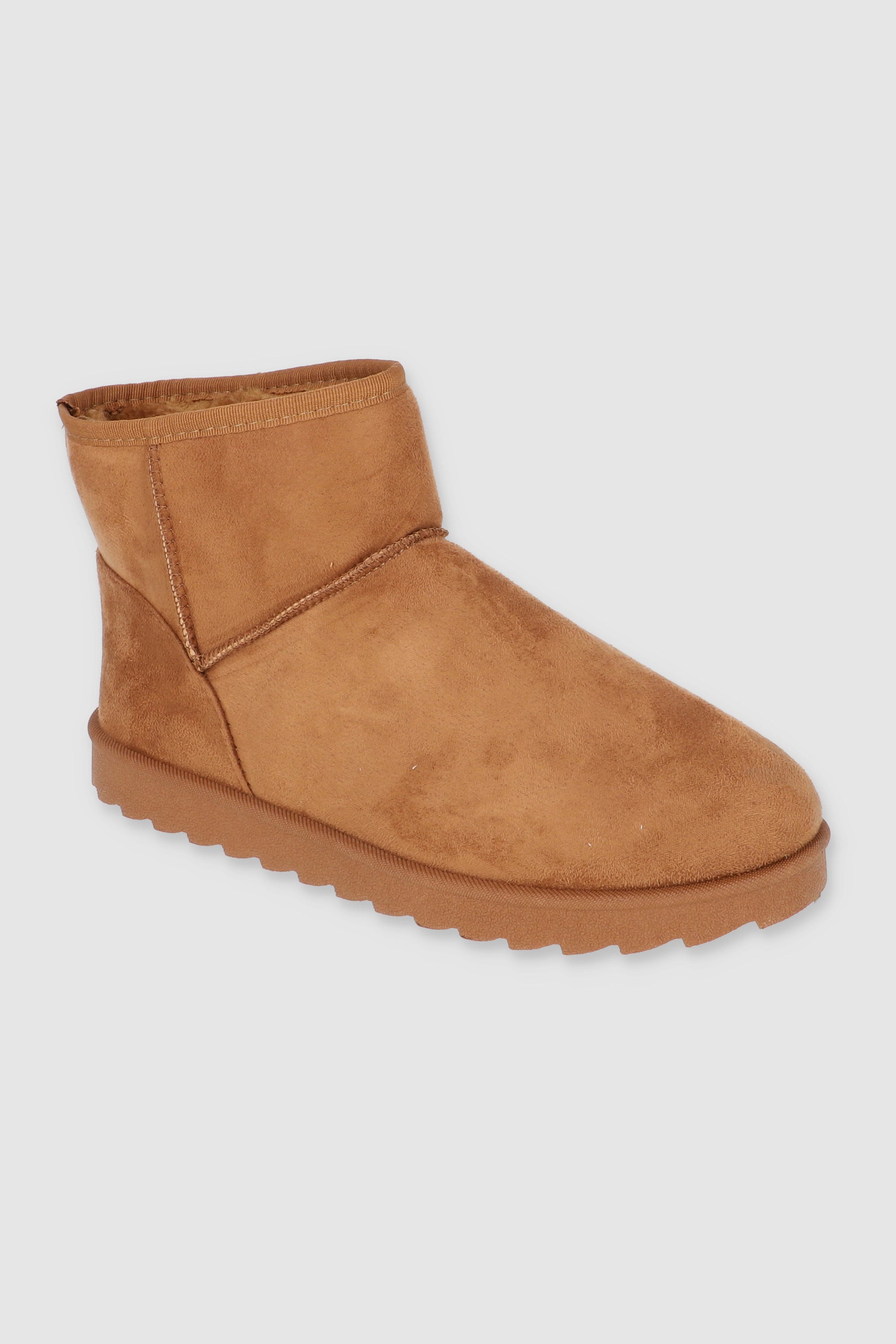 Bota corta peluche TAN