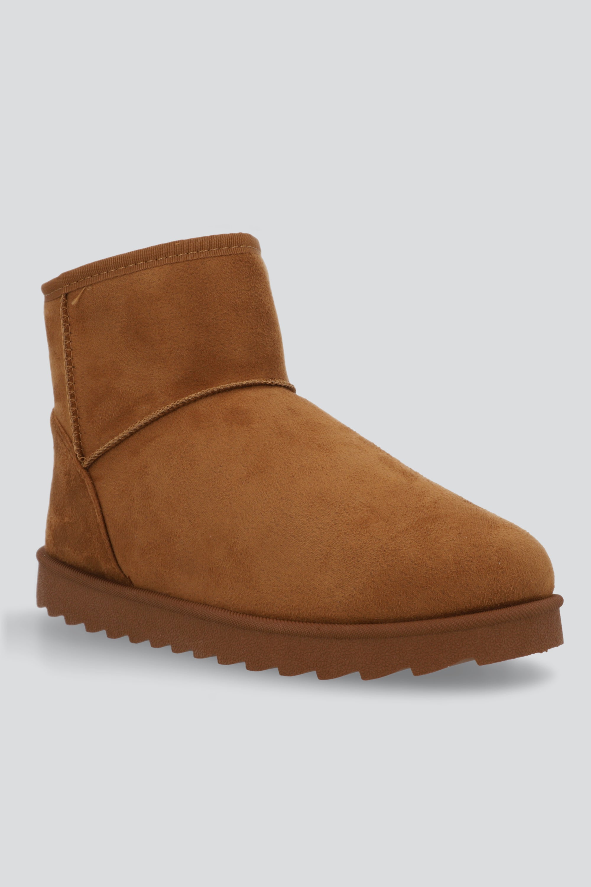 Bota corta peluche TAN
