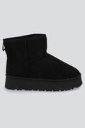 Bota invierno corta plataforma peluche