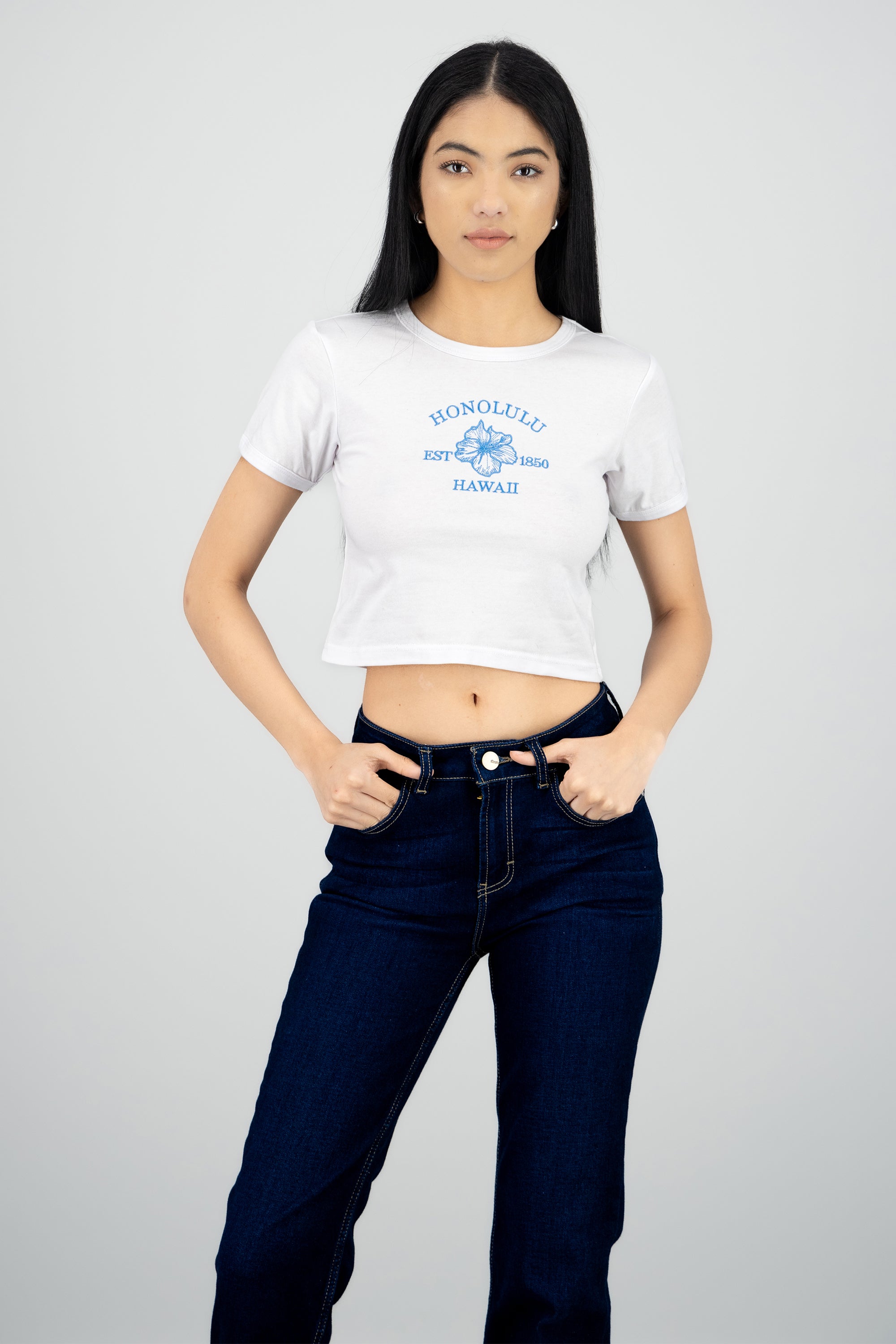 Playera honolulu BLANCO COMBO