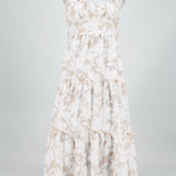 Vestido maxi estampado