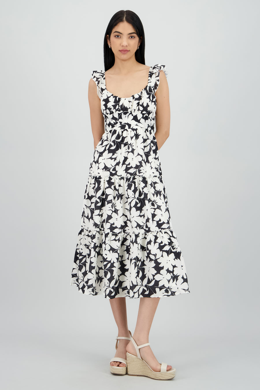 Vestido maxi estampado