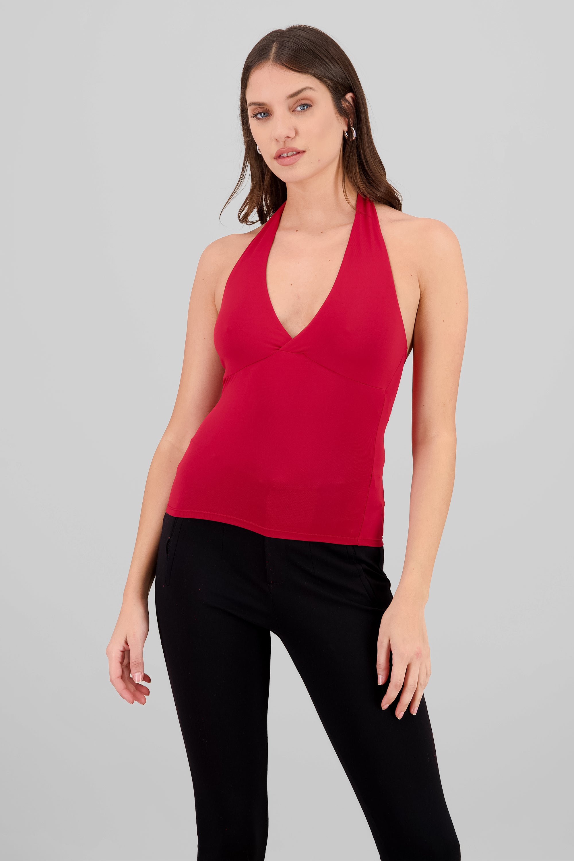 Top halter ROJO