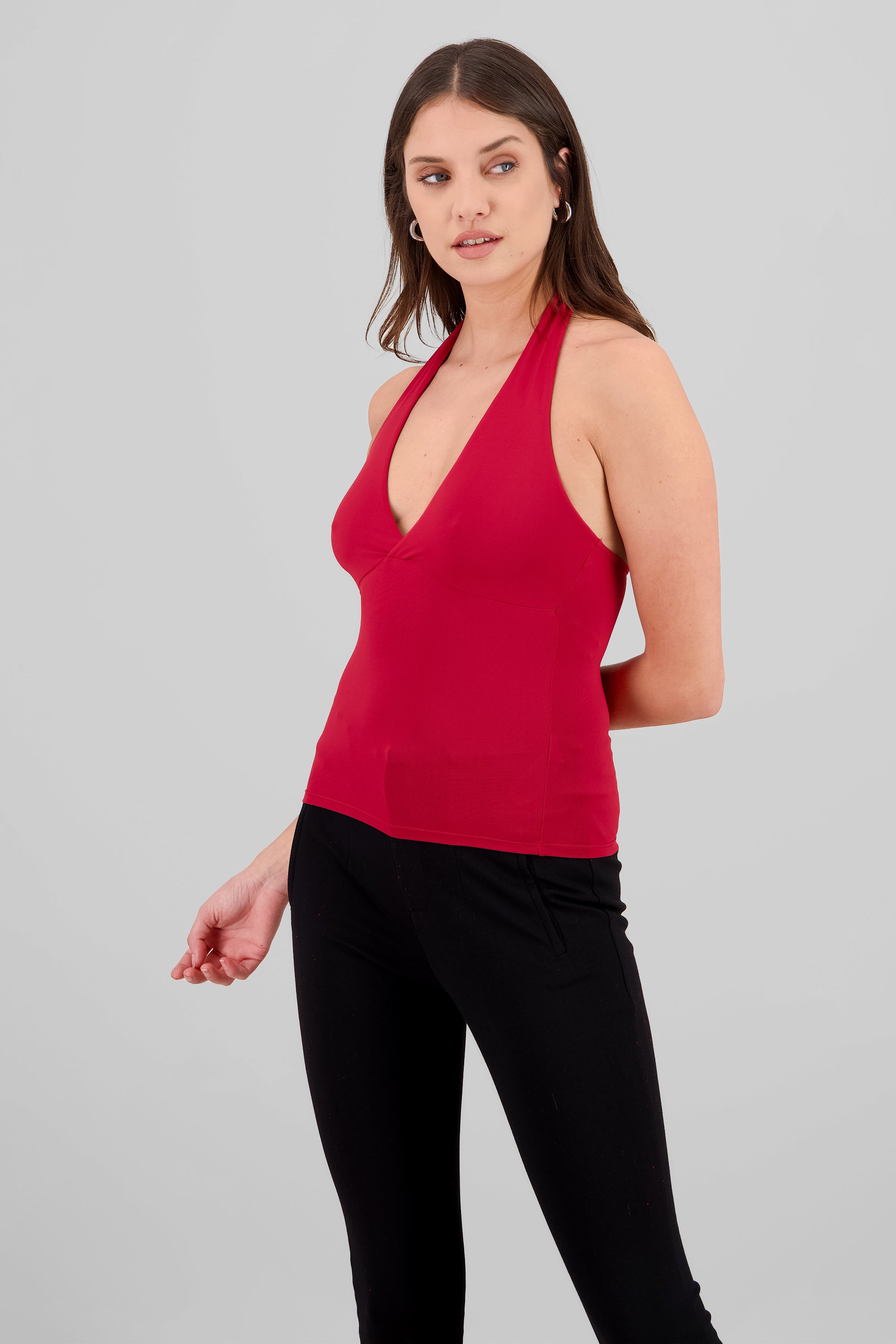 Top halter ROJO