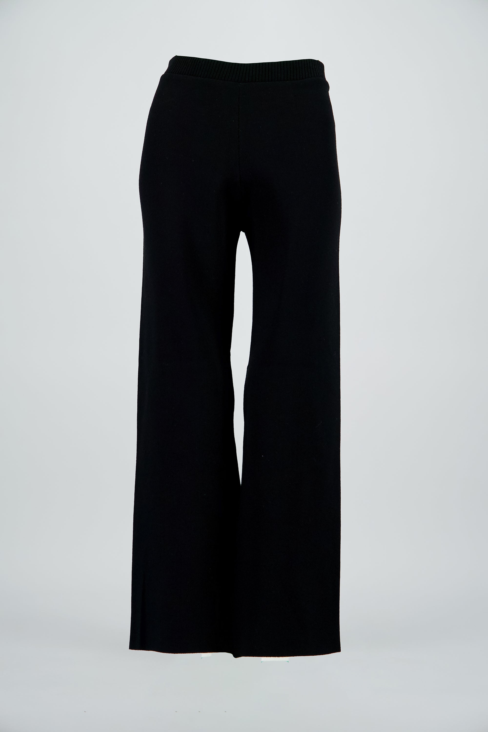 Pantalon amplio tejido NEGRO